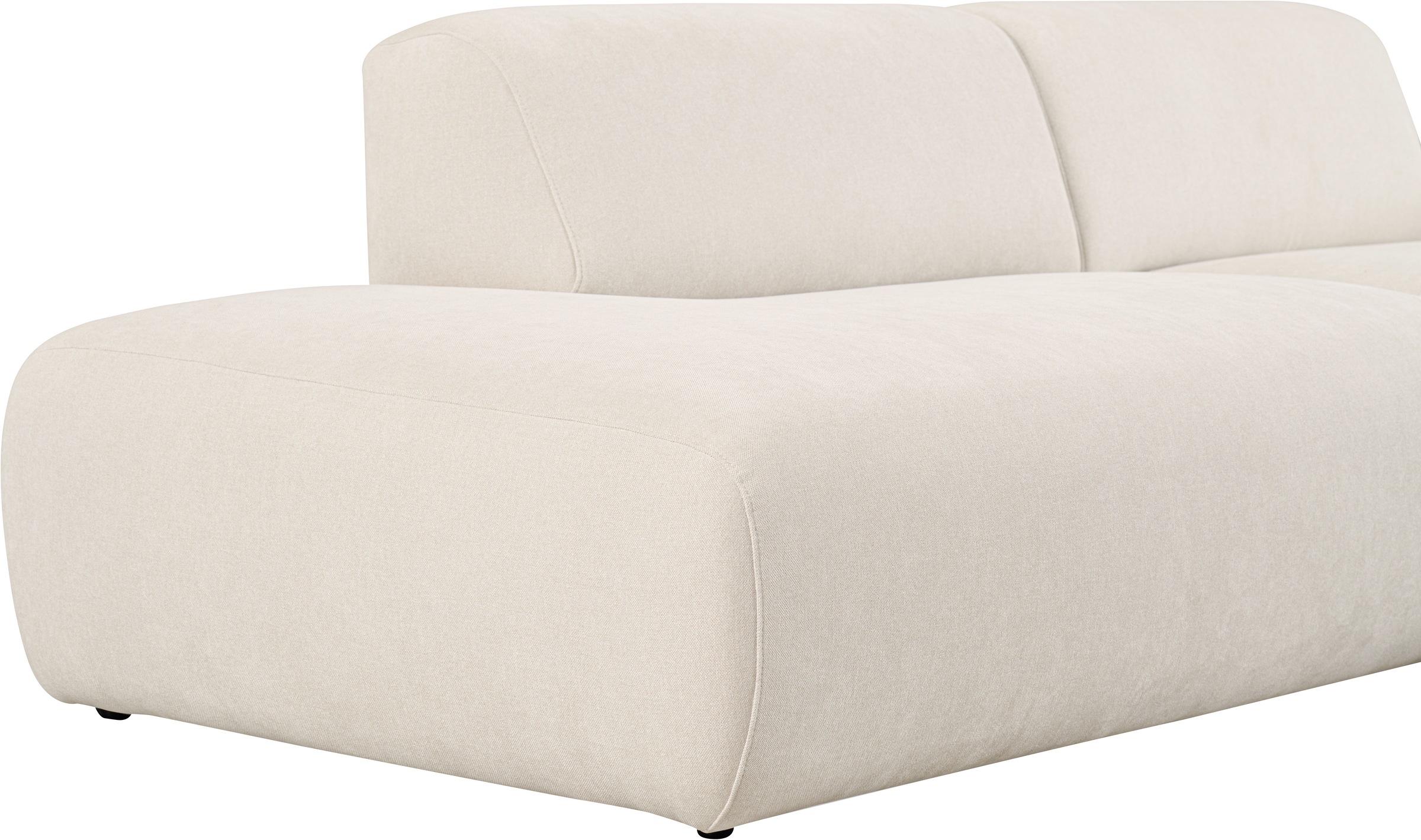 andas Ecksofa »Myrland«, Breite 222 cm, Chenille, Easy Clean Stoff, mit Kaltschaum