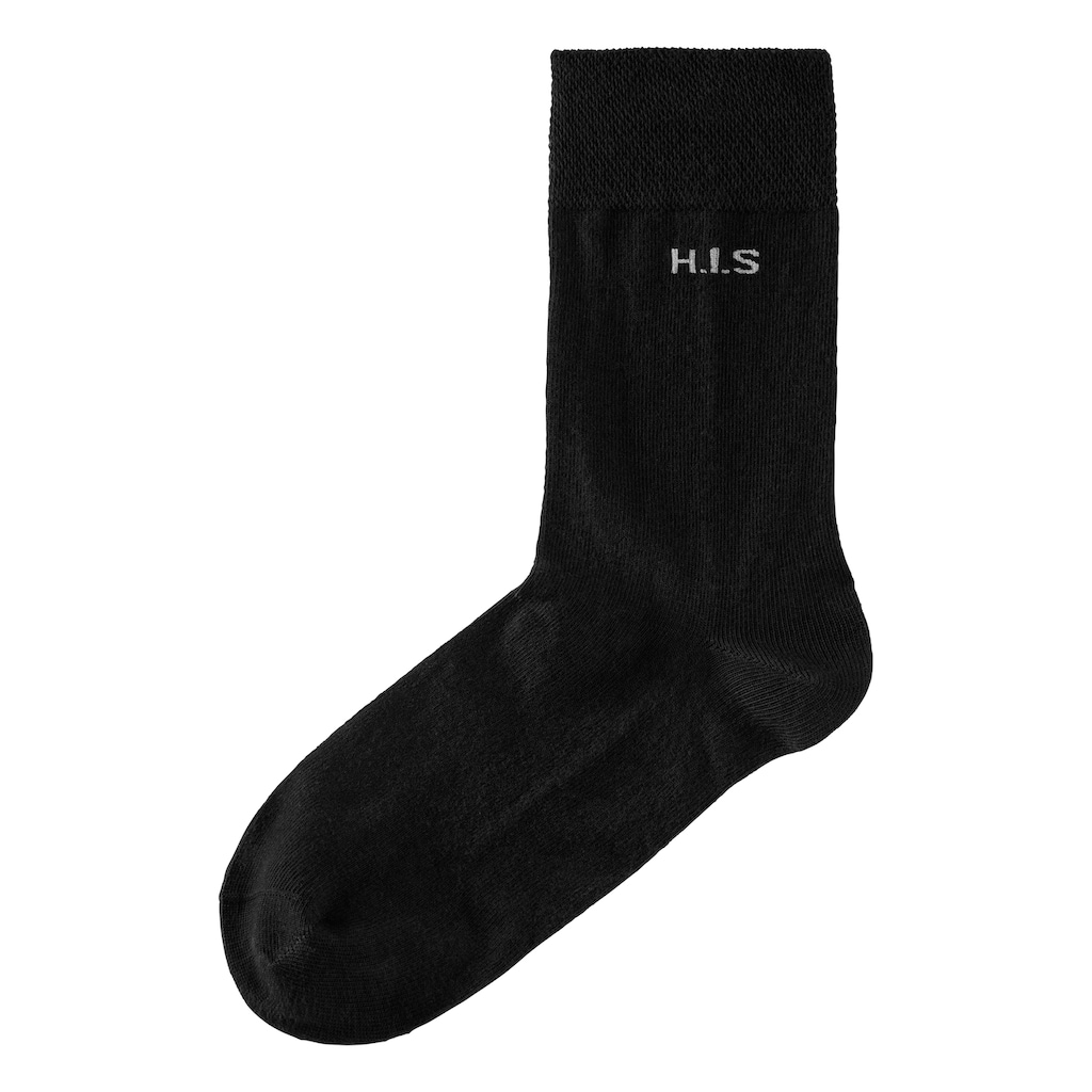 H.I.S Socken, (4 Paar), mit druckfreiem Bündchen