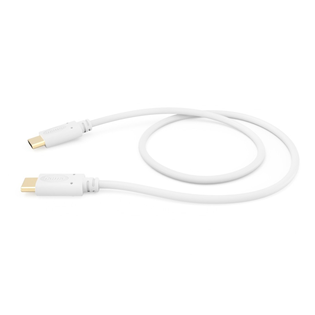 Hama USB-Kabel »Ladekabel, USB-C, 1,5m, weiß« USB Typ C | USB-C USB-C 150 cm Datenübertragung, Schnellladefunktion