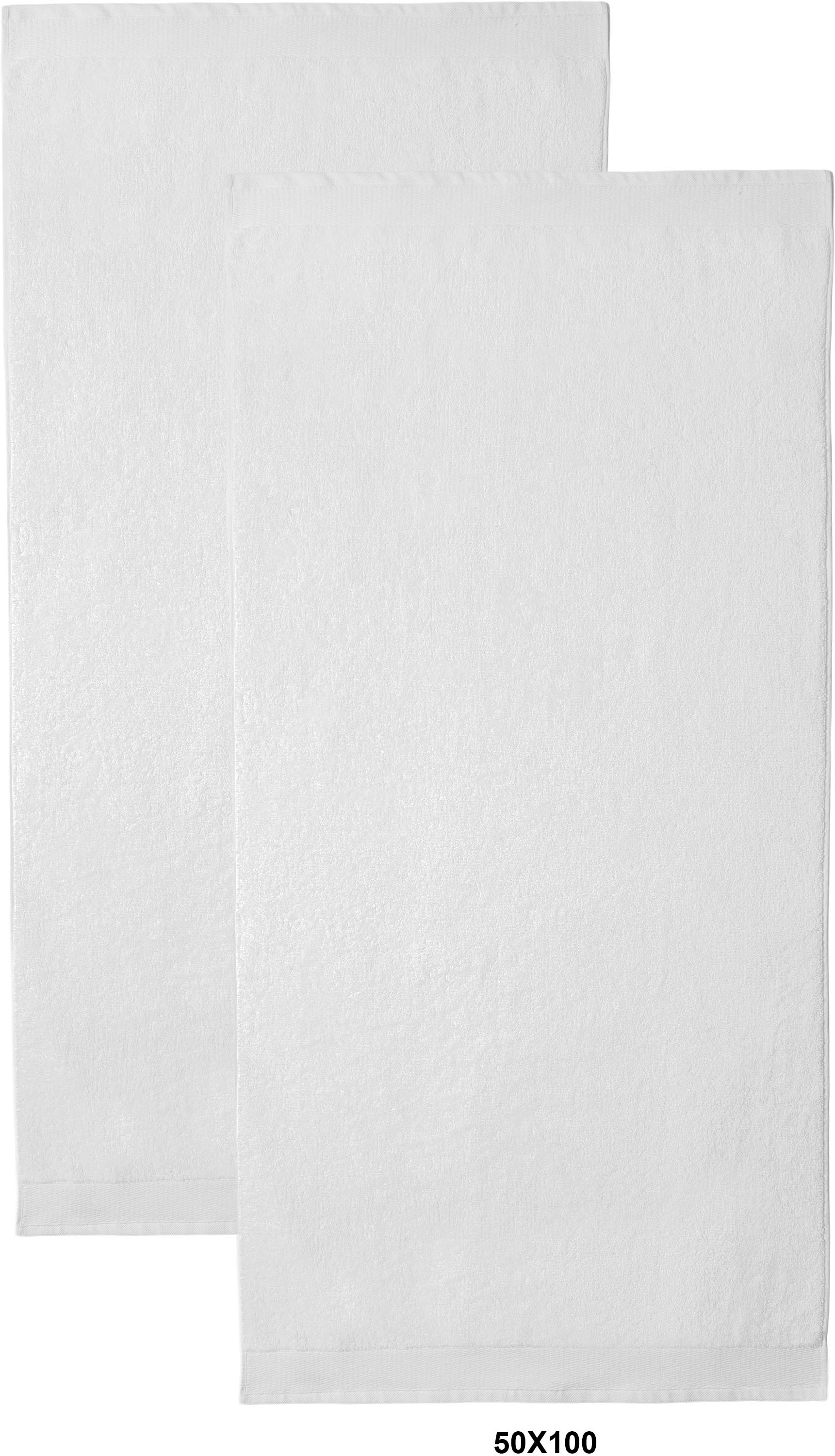 OTTO home Handtücher »Fenya, flauschig und weich, Premium Handtücher, Duschtücher, 550gr/m²« mit Bordüre, Set, 100% Baumwolle, Hotel-Qualität, 5 Jahre Garantie