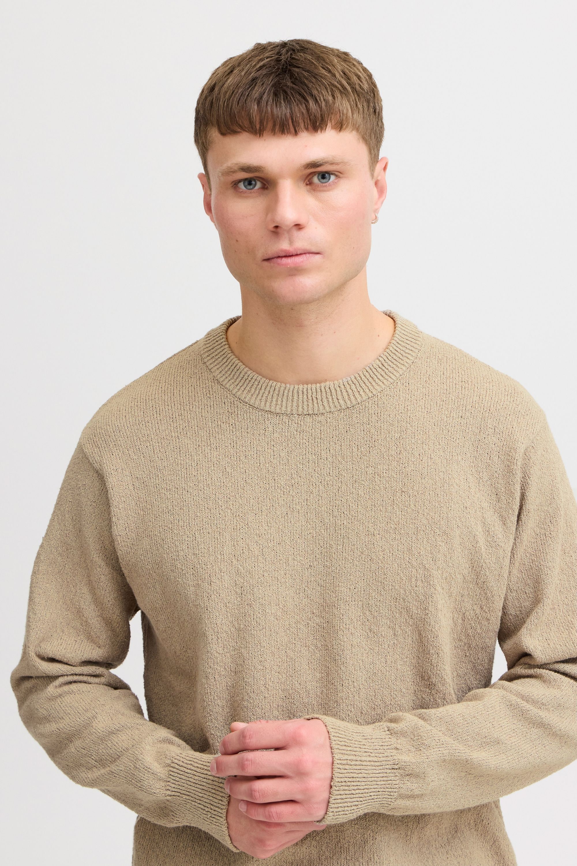 !Solid Strickfleece-Pullover »Strickpullover SDIKE«