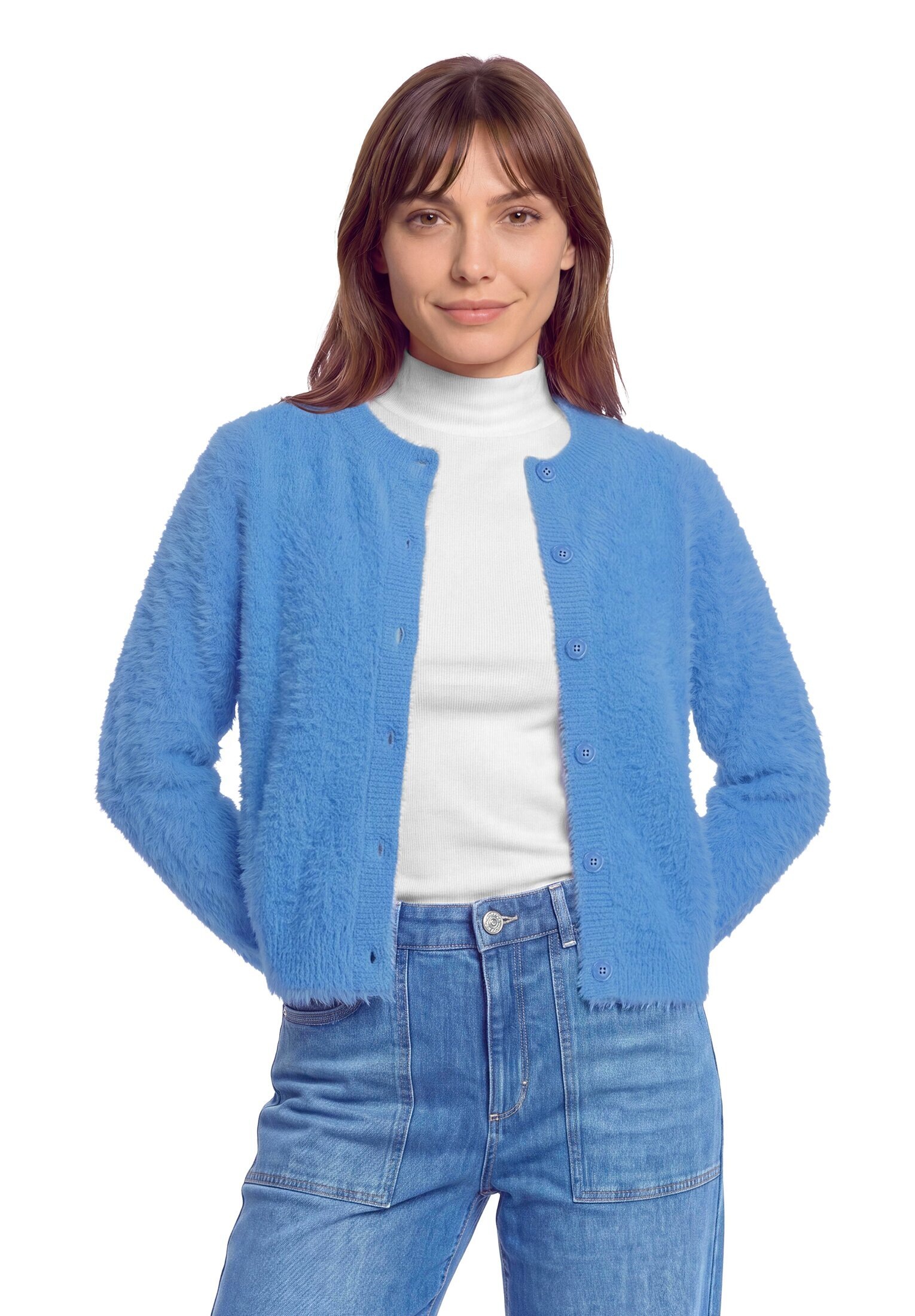 Betty&Co Cardigan »Strick-Cardigan mit Effektgarn«