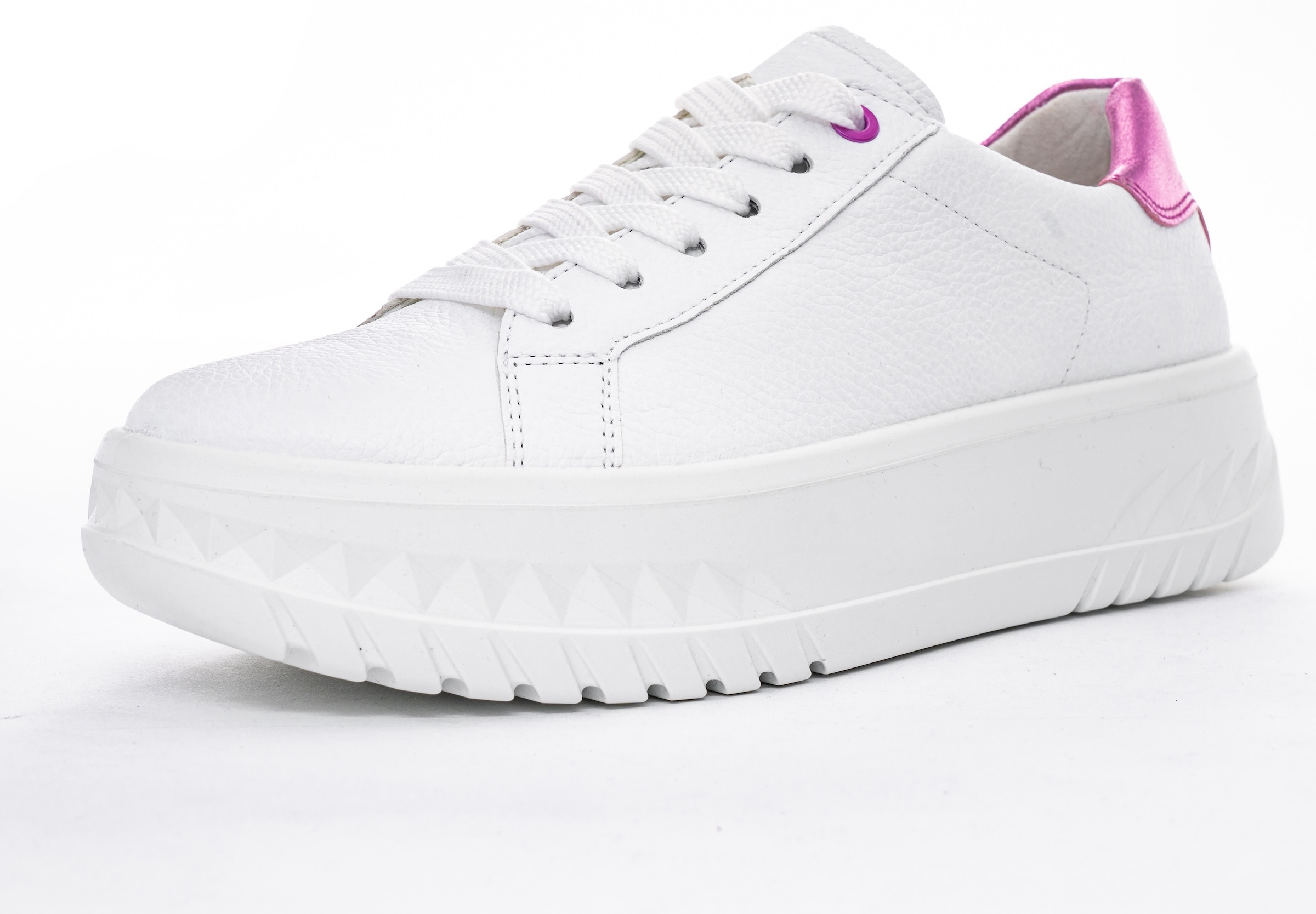 Ara Plateausneaker »MONACO«, Plateausneaker, Schnürschuh im Metallic Look, H-Weite