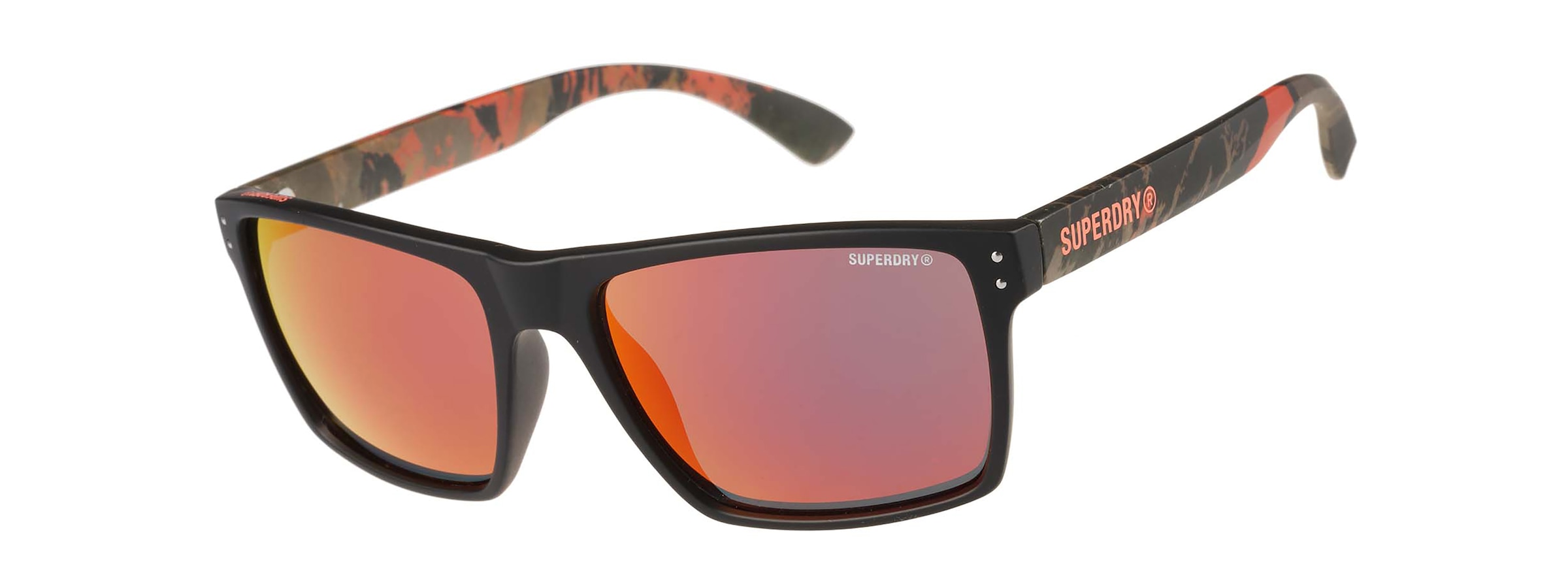 Superdry Sonnenbrille "Modell 996054" Form Karree/Eckig, Logoschriftzug auf Bügel, Injectionfassung