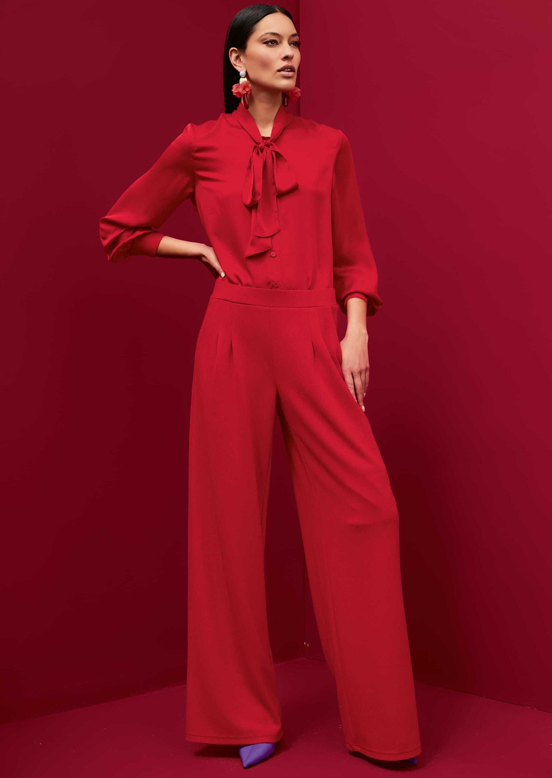 MADELEINE Stoffhose »Hose Schlupfhose mit eleganter Beinweite«