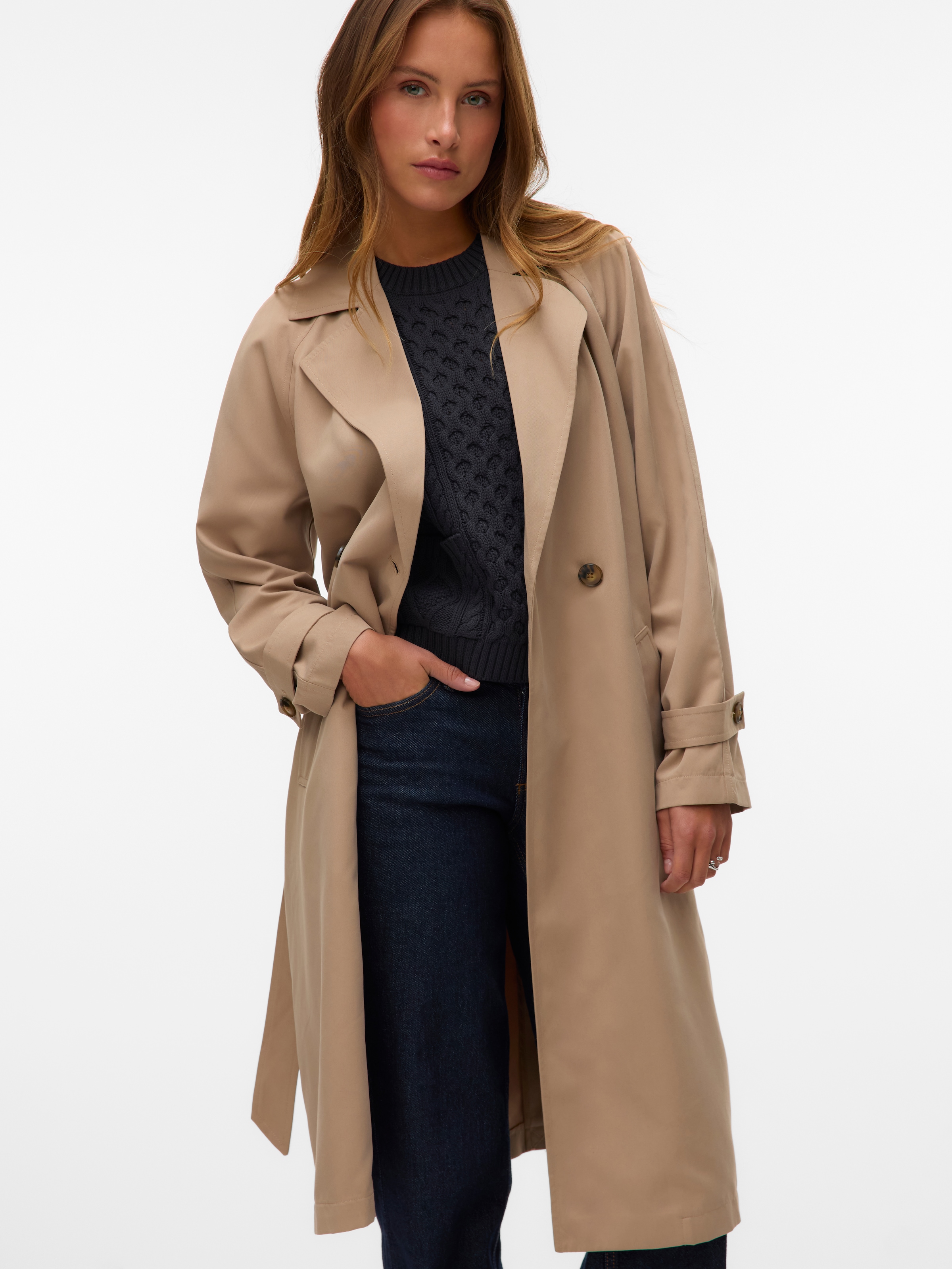 Vero Moda Trenchcoat »VMLOU LONG TRENCHCOAT NOOS«