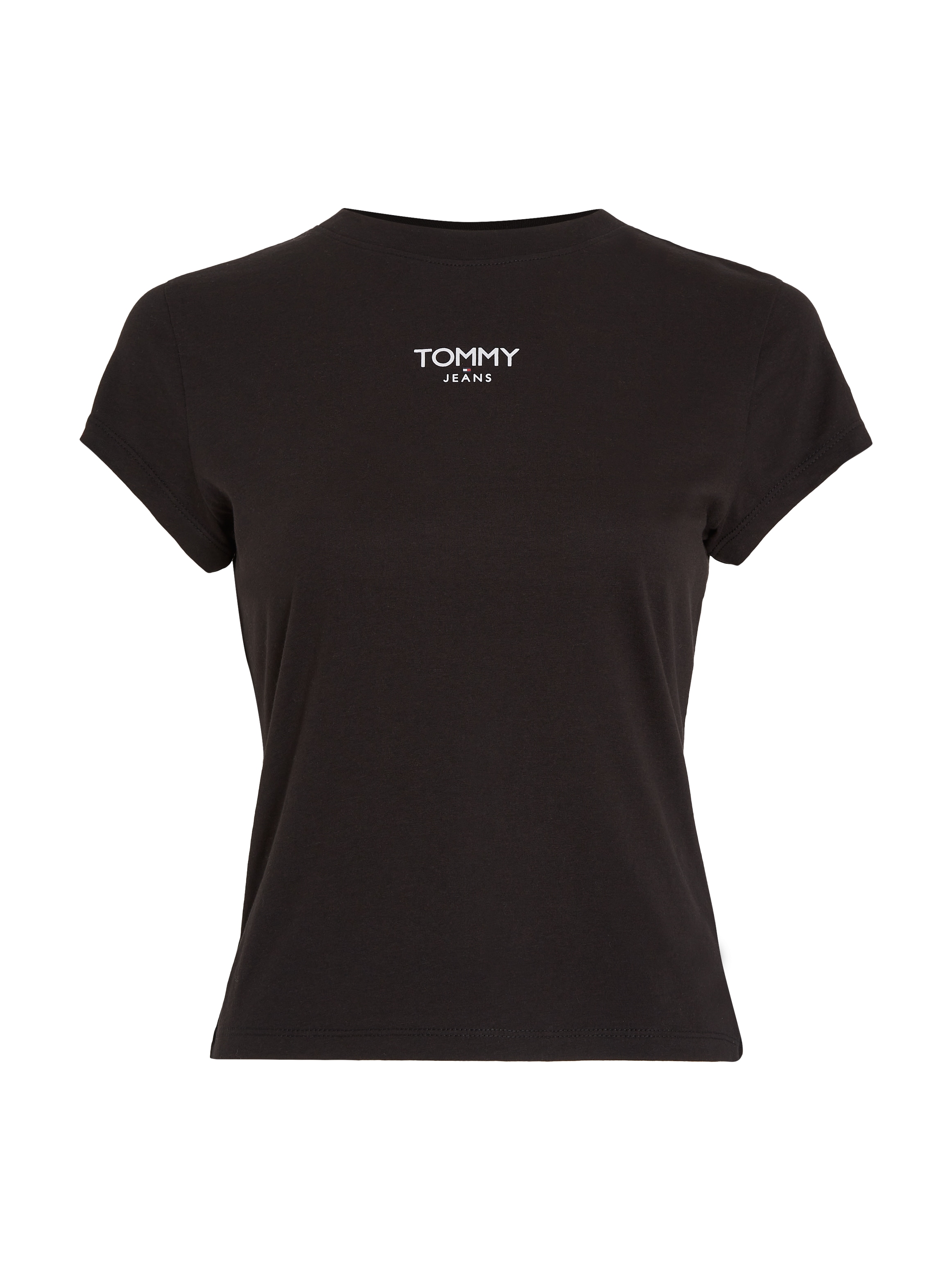 Tommy Jeans T-Shirt »TJW BBY ESSENTIAL LOGO 1 SS«, mit Tommy Jeans Logo bei  ♕ | T-Shirts