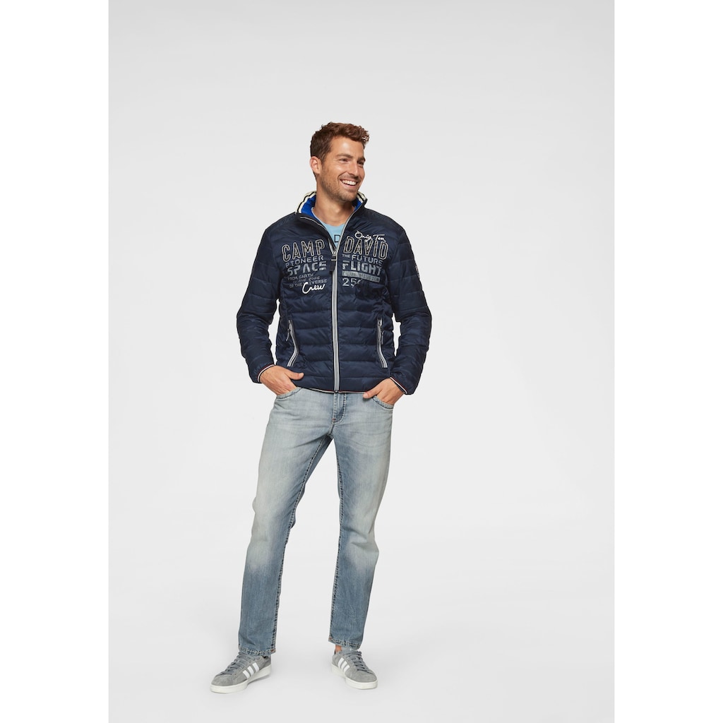 CAMP DAVID Loose-fit-Jeans, mit markanten Nähten und Stretch