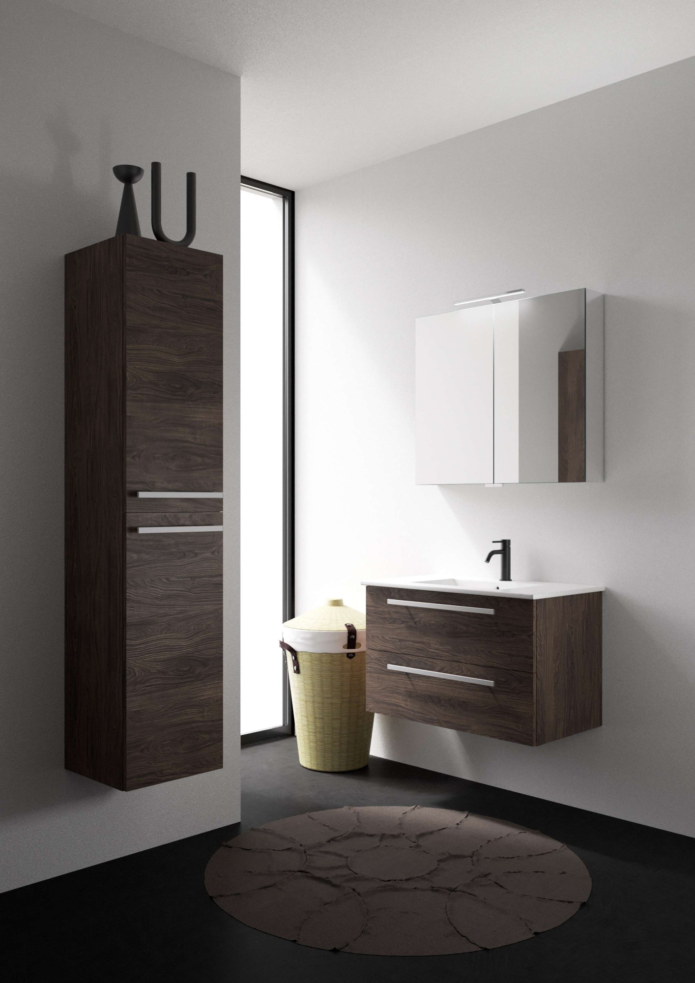 welltime Hochschrank »Serena«, mit Soft-Close-Funktion, Breite 35 cm, FSC®-zertifiziertes Material