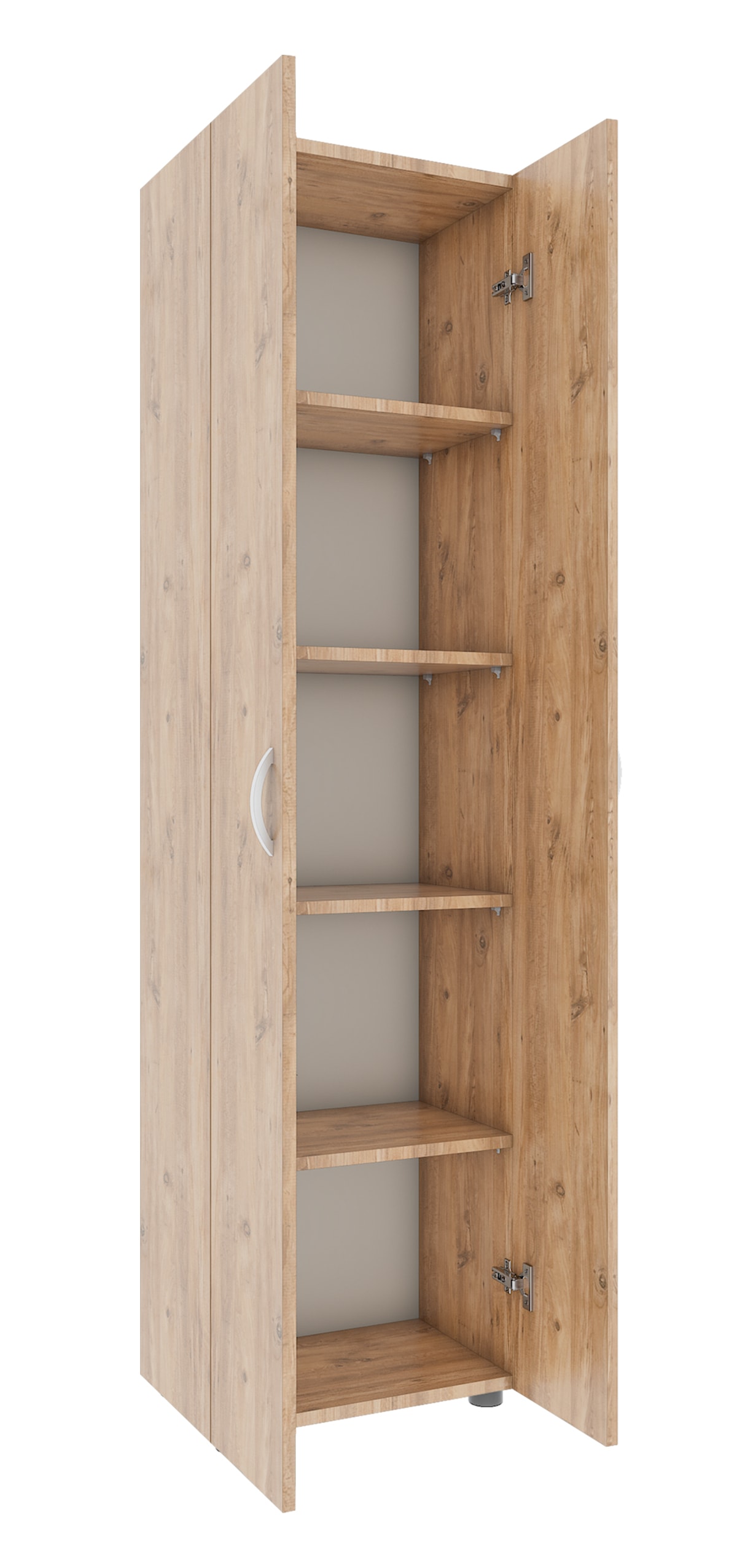 VCM Aktenschrank »VCM Büroschrank mit 5 Fächern | moderner Aktenschrank mit Drehtüren | Maße ca. H. 178 x B. 49 x T. 34 cm ¿ Ulas 5-Fach«, (1 St.)