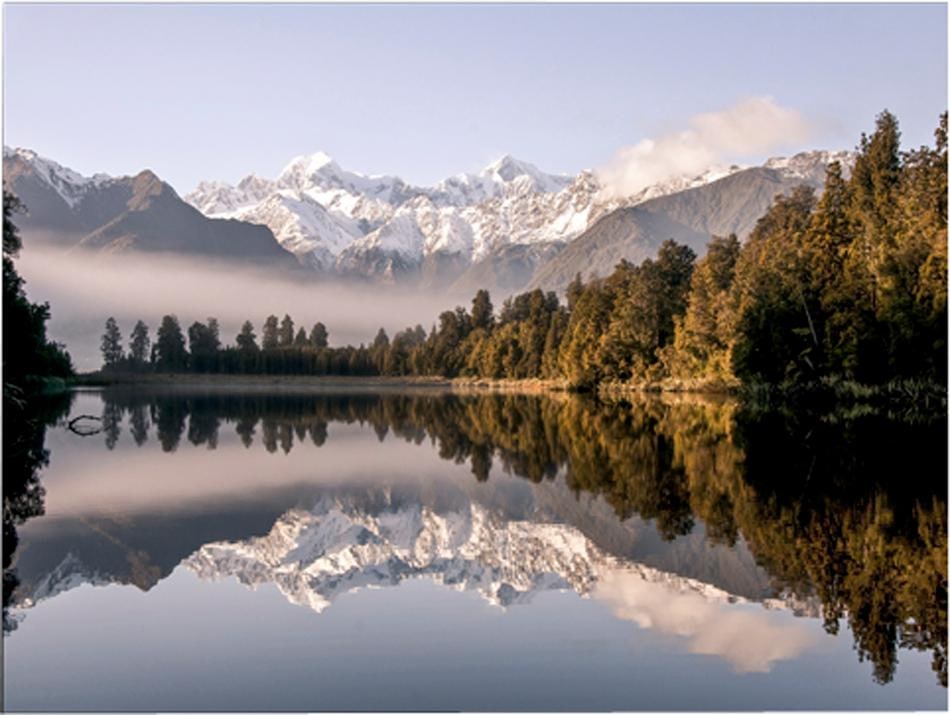 Landschaft, »New Natur-Wald-Berge- affaire Leinwandbild auf Neuseeland«, Raten Home Zealand cm bestellen - 120/90