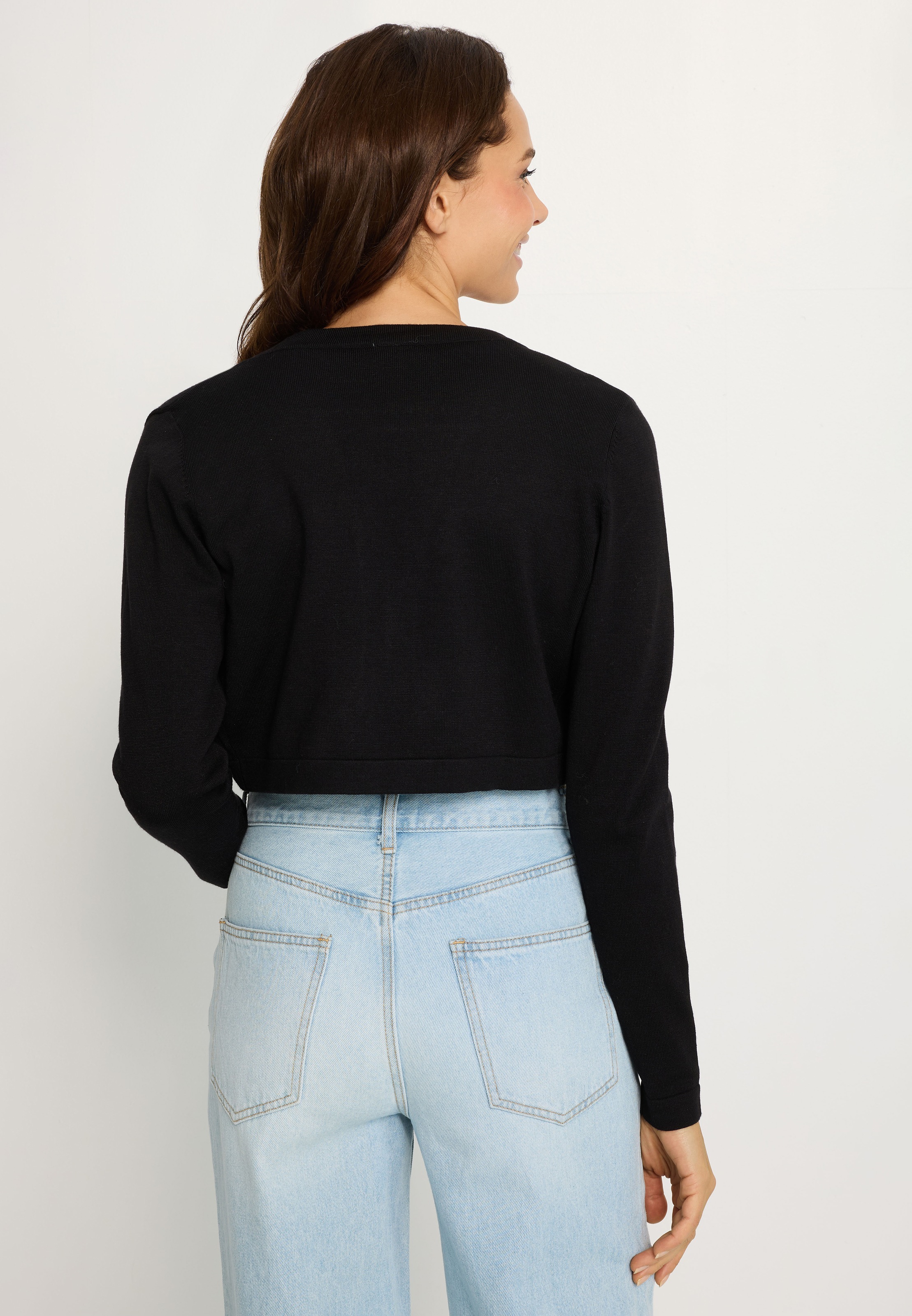 LASCANA Bolero aus leichter Strickqualität, Kurzstrickjacke, casual