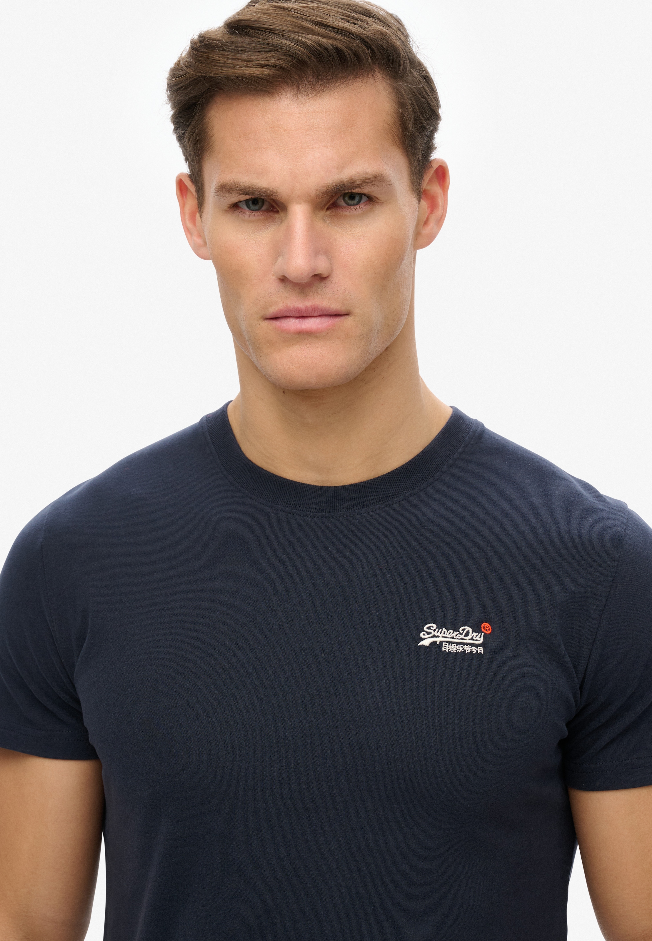 Superdry Rundhalsshirt »ESSENTIAL CONTRAST EMB TEE«