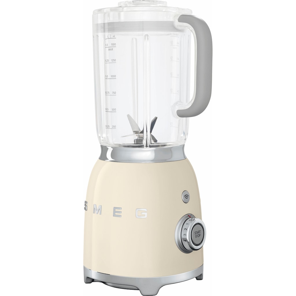 Smeg Standmixer »BLF01CREU Creme«, 800 W, 4 Stufen