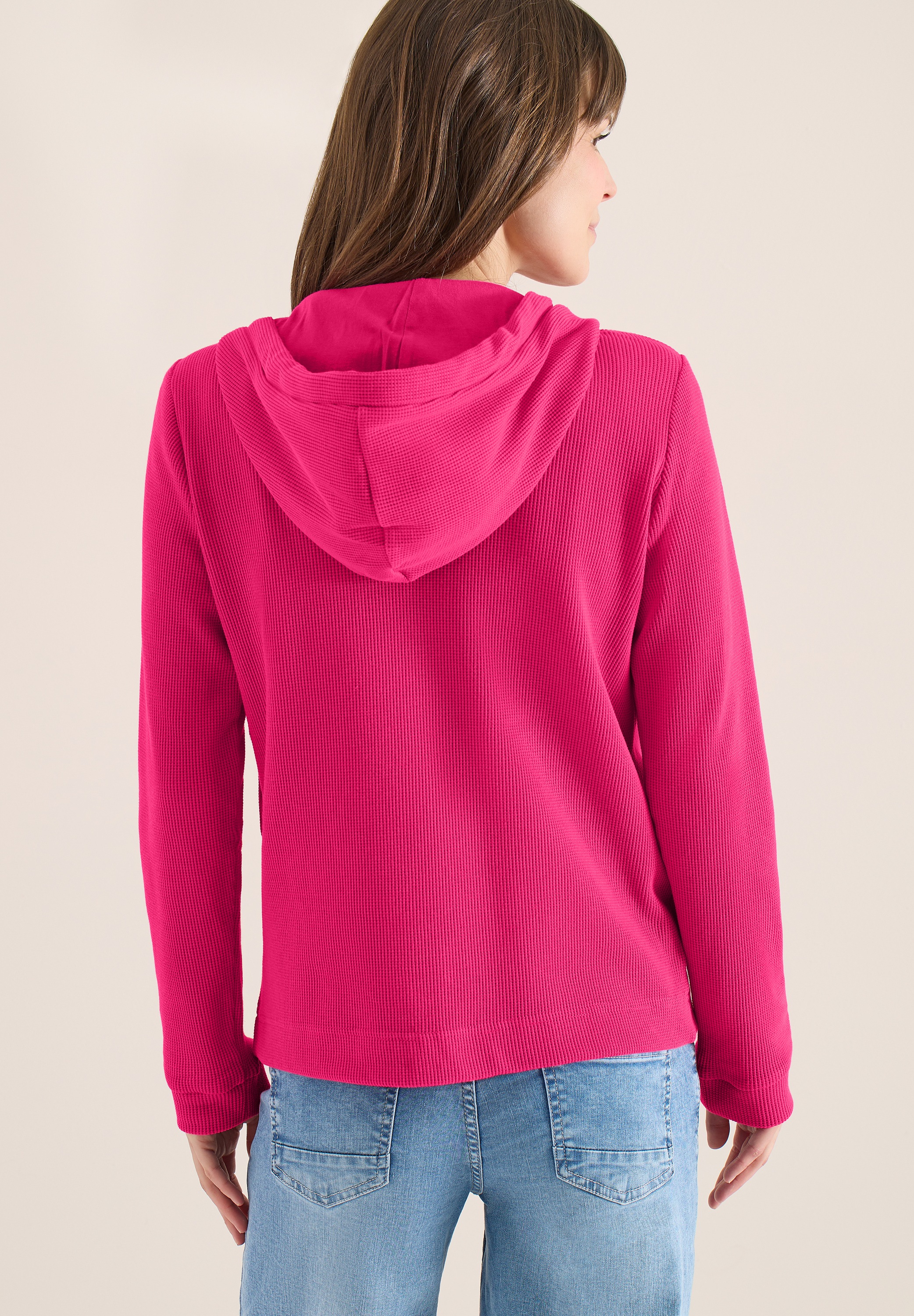 Cecil Sweatjacke mit Kapuze