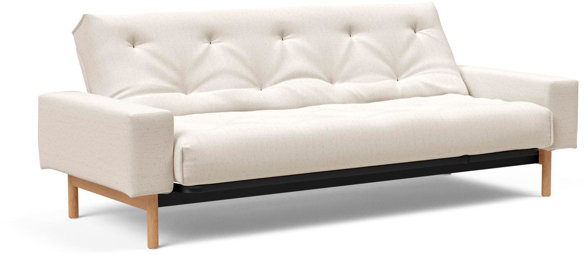 INNOVATION LIVING ™ Schlafsofa »MIMER hochwertige Schlaffunktion, aktuelles Design und extra Komfort,«, Taschenfederkernmatratze, Breite Liegefläche 140 cm