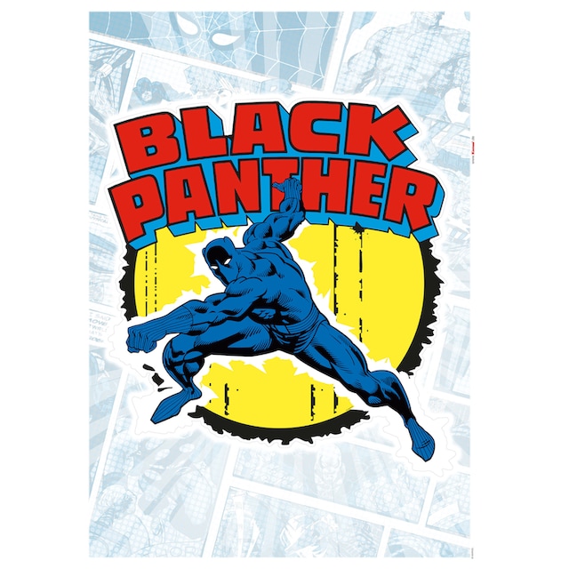 Komar Wandtattoo »Black Panther Comic Classic«, (1 St.), 50x70 cm (Breite x  Höhe), selbstklebendes Wandtattoo online kaufen | mit 3 Jahren XXL Garantie