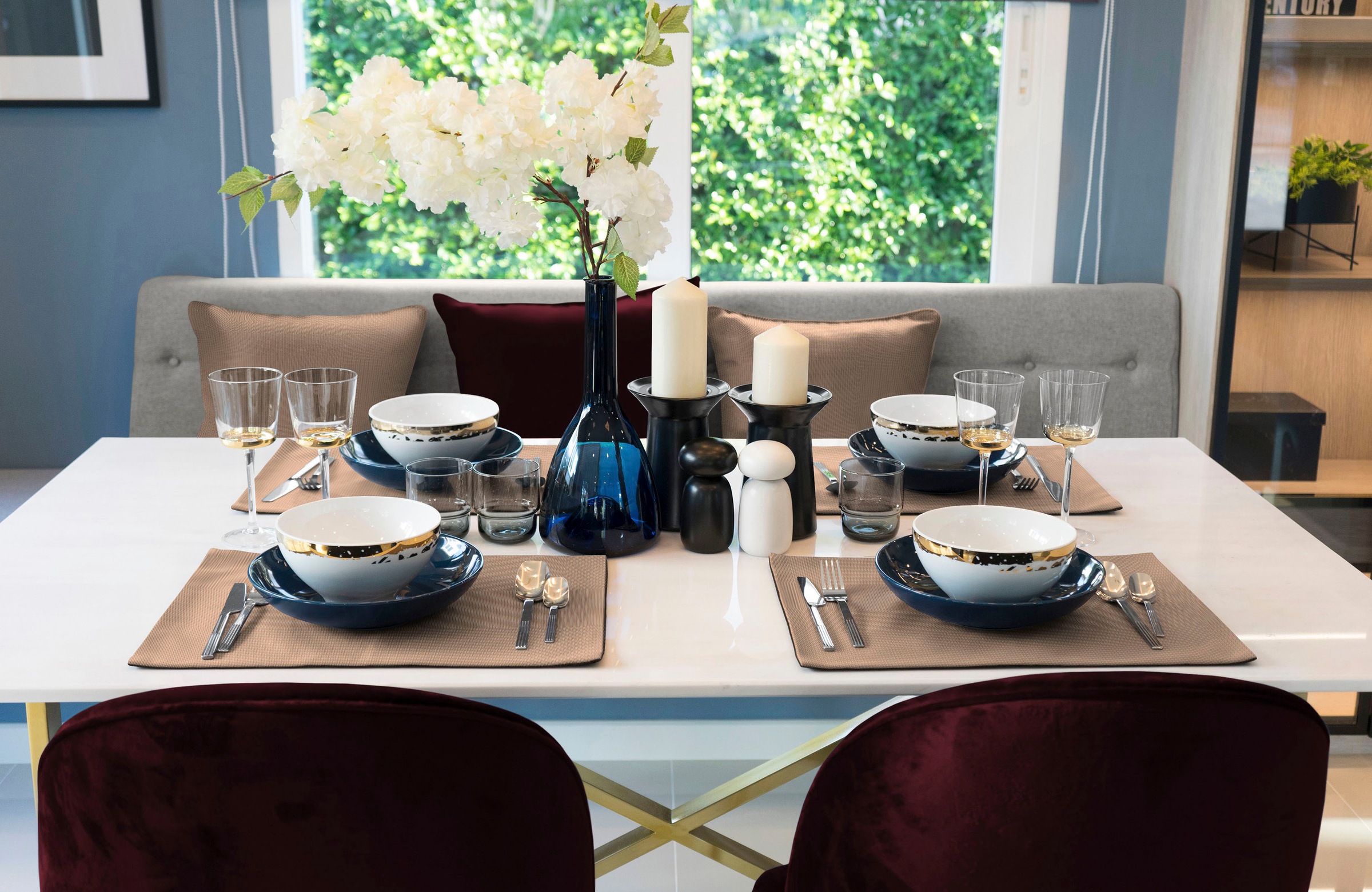 Adam Platzset "Uni Collection" GOTS zertifiziert, Made in Germany