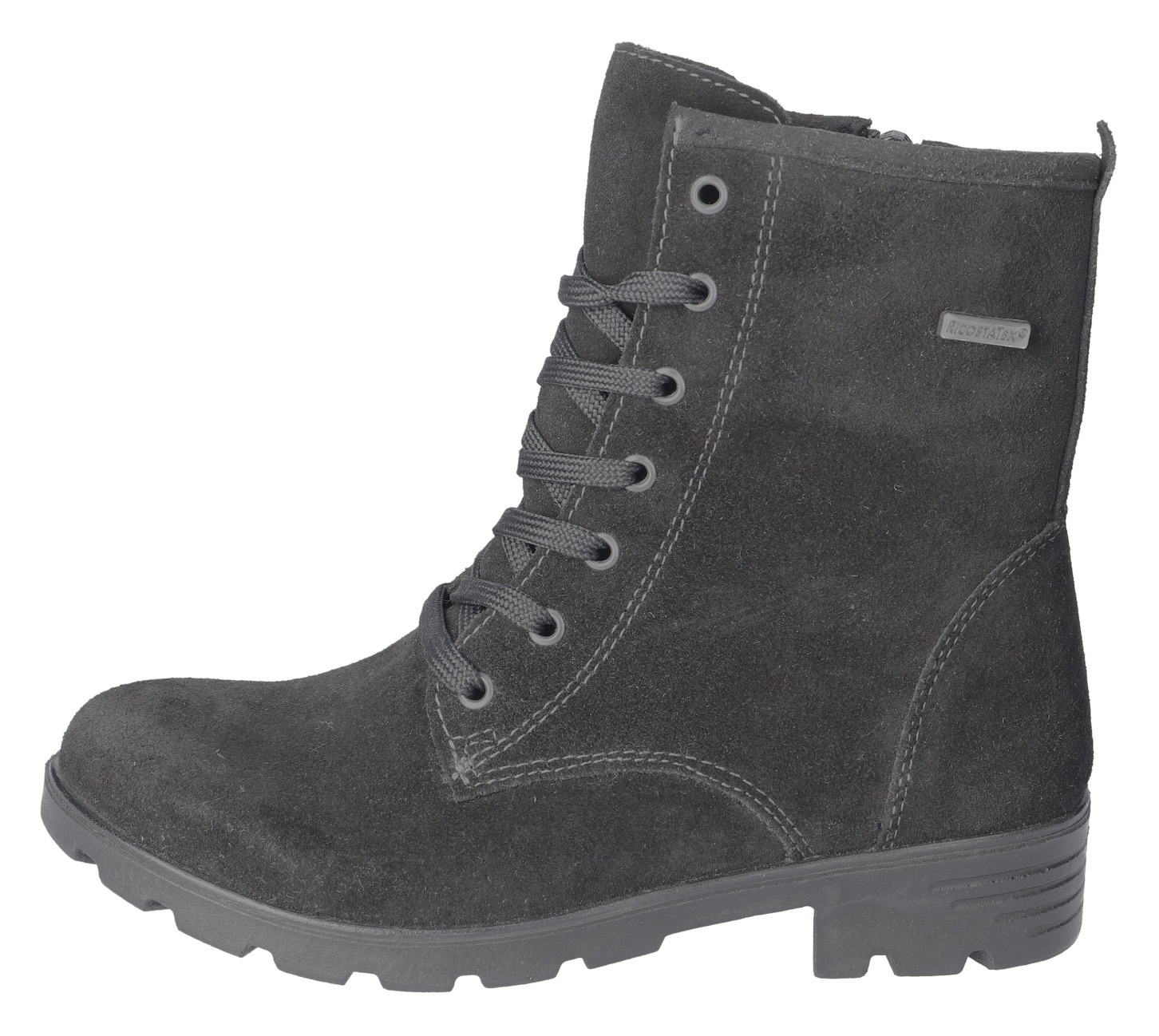 Ricosta Schnürstiefel »Disera WMS: normal«, Bikerboots, Winterstiefel, Boots mit Blockabsatz