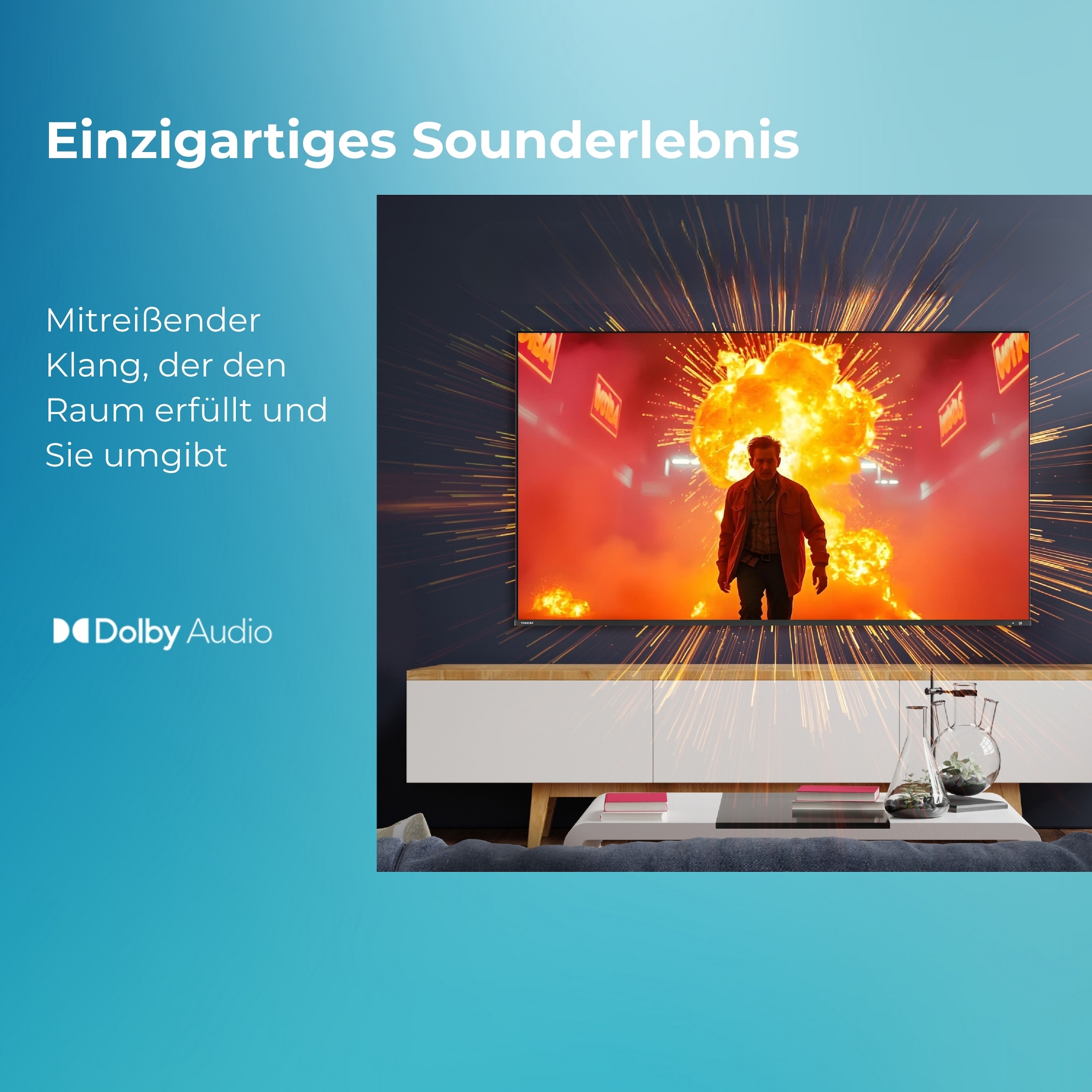 Toshiba LED-Fernseher »43UV1563DDW« 108 cm/43 ″ Smart-TV