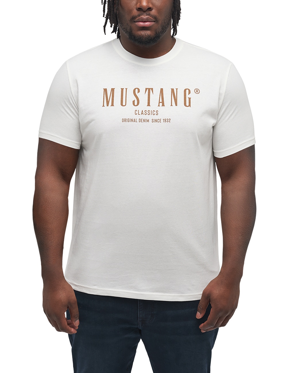 Kurzarmshirt ♕ »Print-Shirt« bei MUSTANG