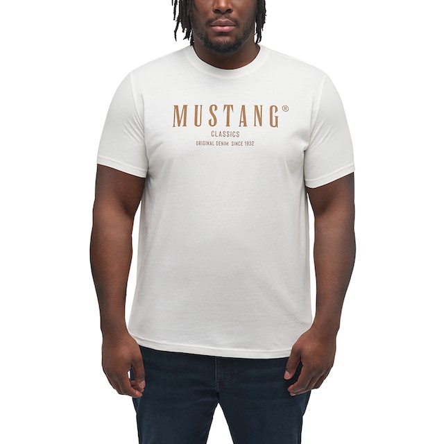 MUSTANG Kurzarmshirt »Print-Shirt« bei ♕
