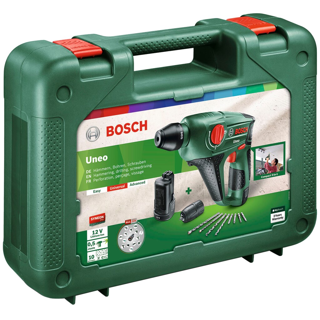 Bosch Home & Garden Bohrhammer »Uneo«, (Set)