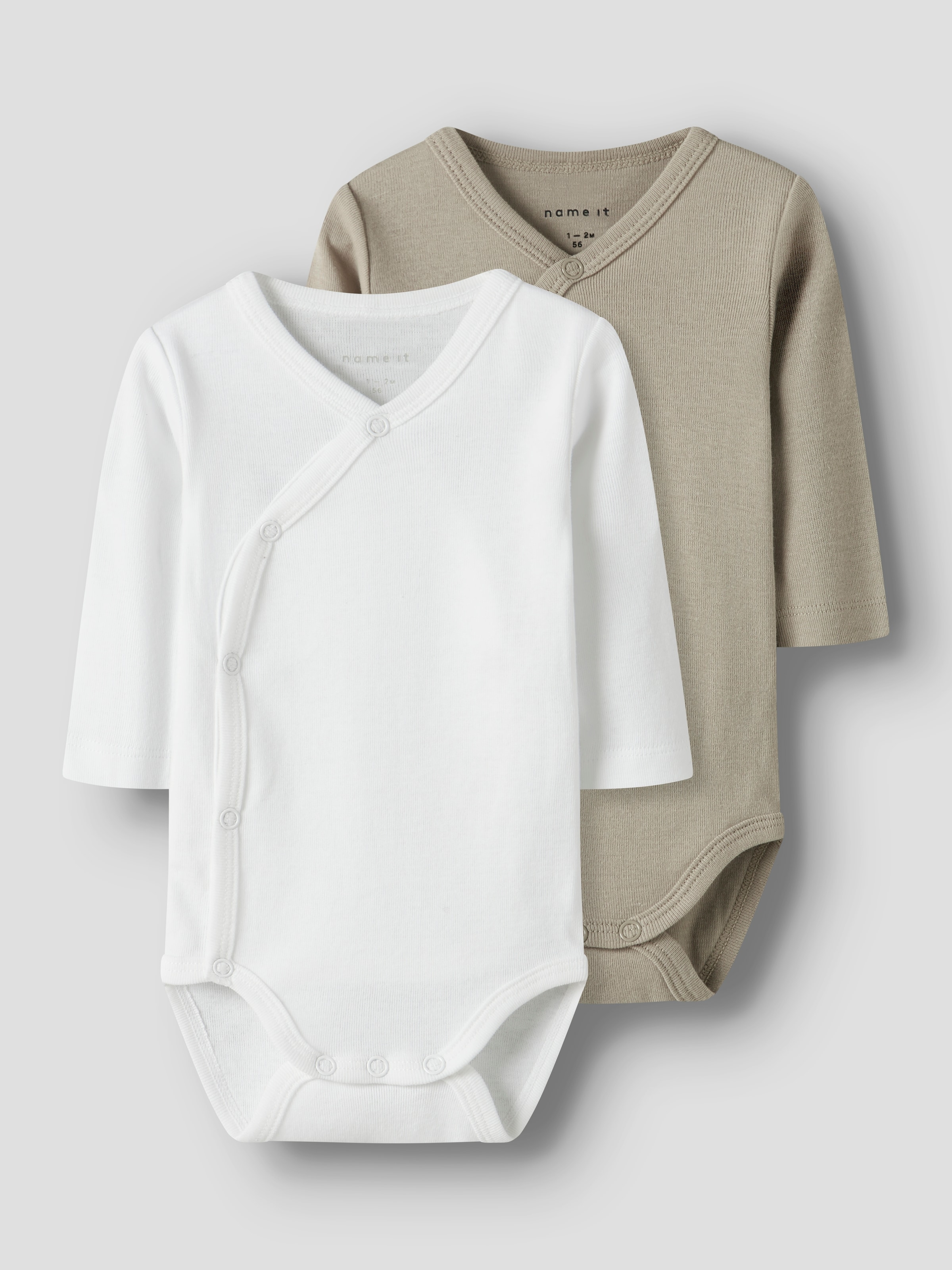 Name It Body »NBNBODY 2P LS WRAP SOLID NOOS«