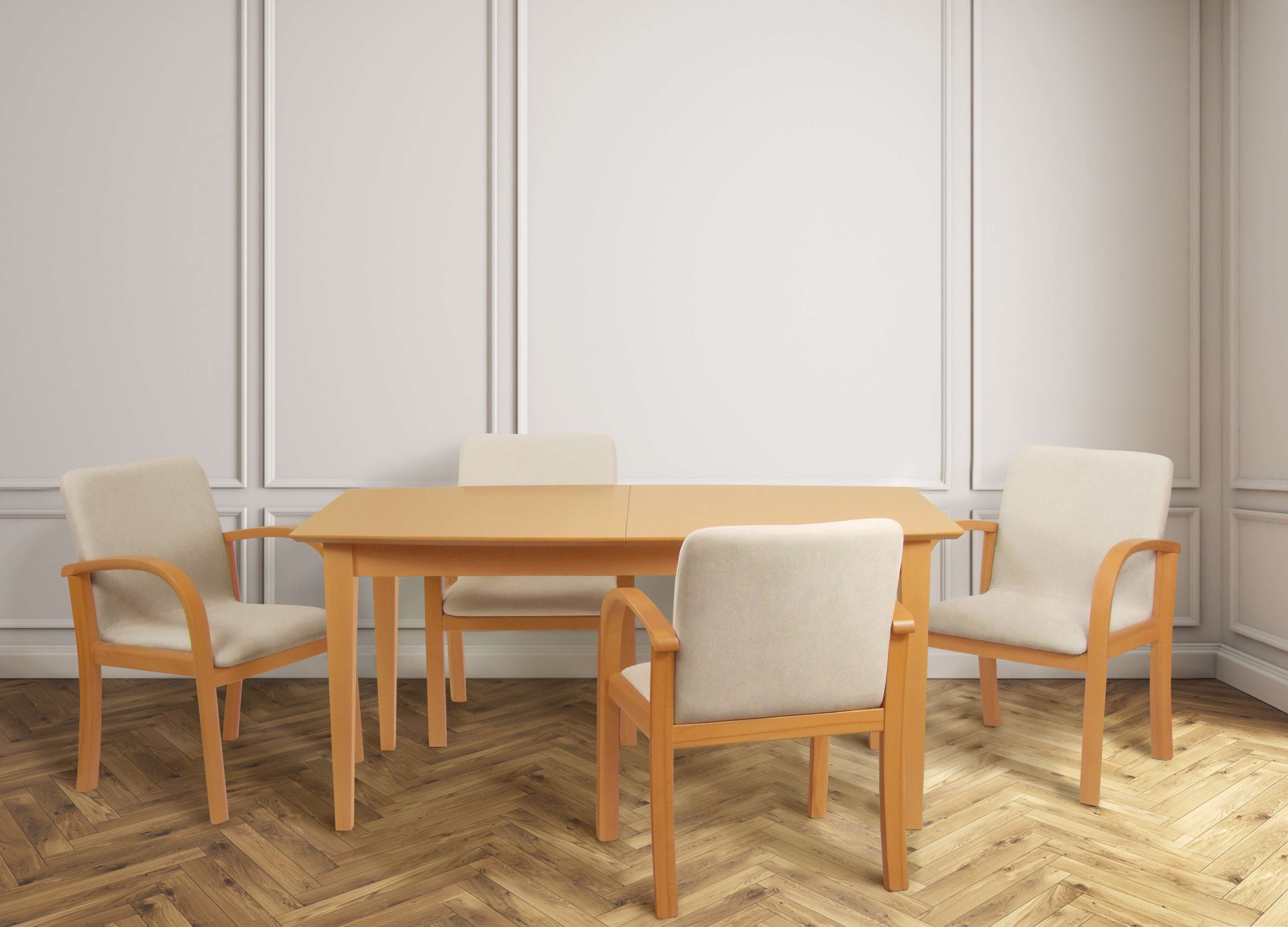 Home affaire Esszimmersessel »LINA707« 1 Stk. tlg. Extra-confort, Fleckenabweisendes Gewebe, Massivholz