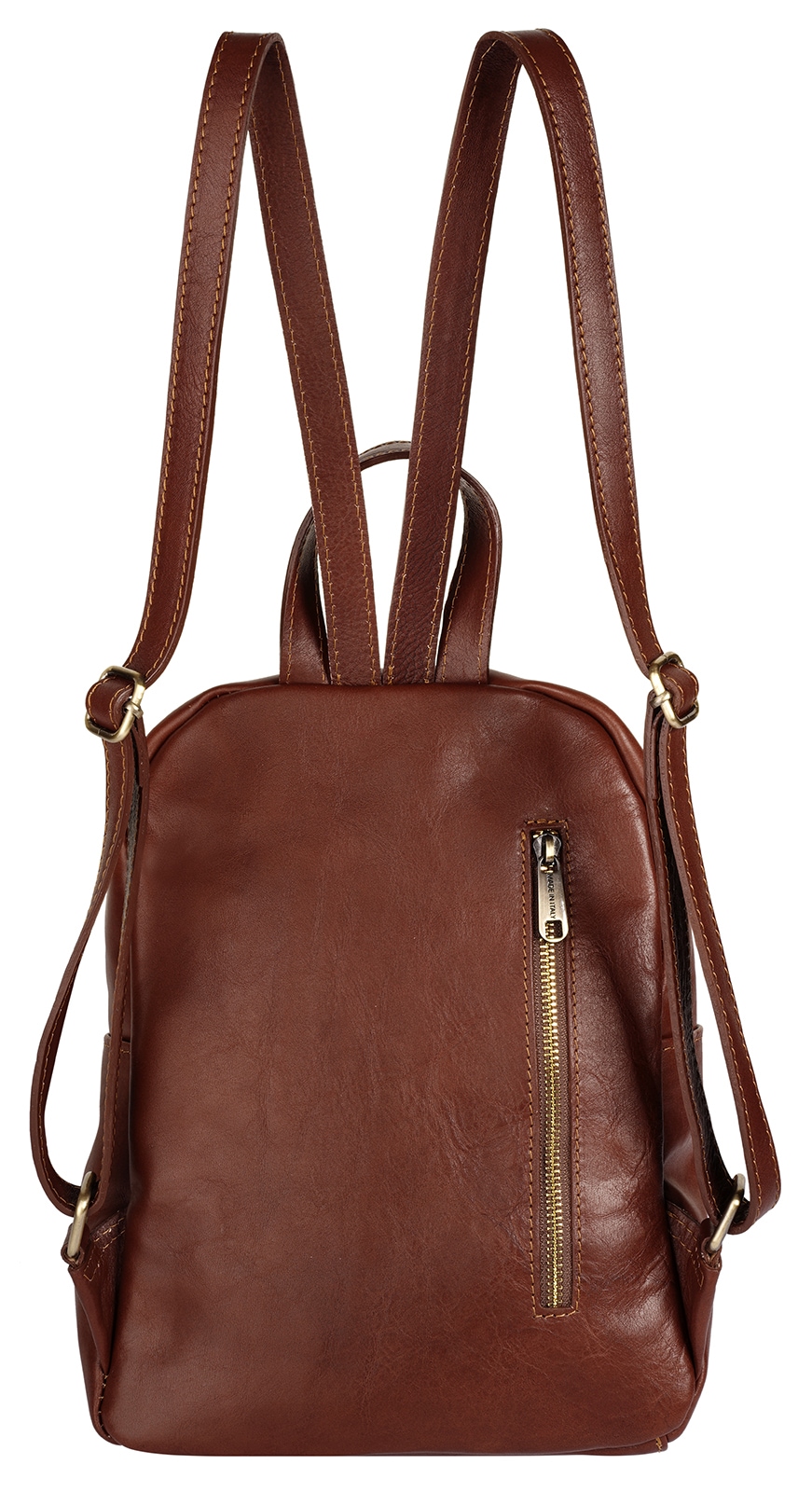 Piké Cityrucksack, echt Leder, Made in Italy