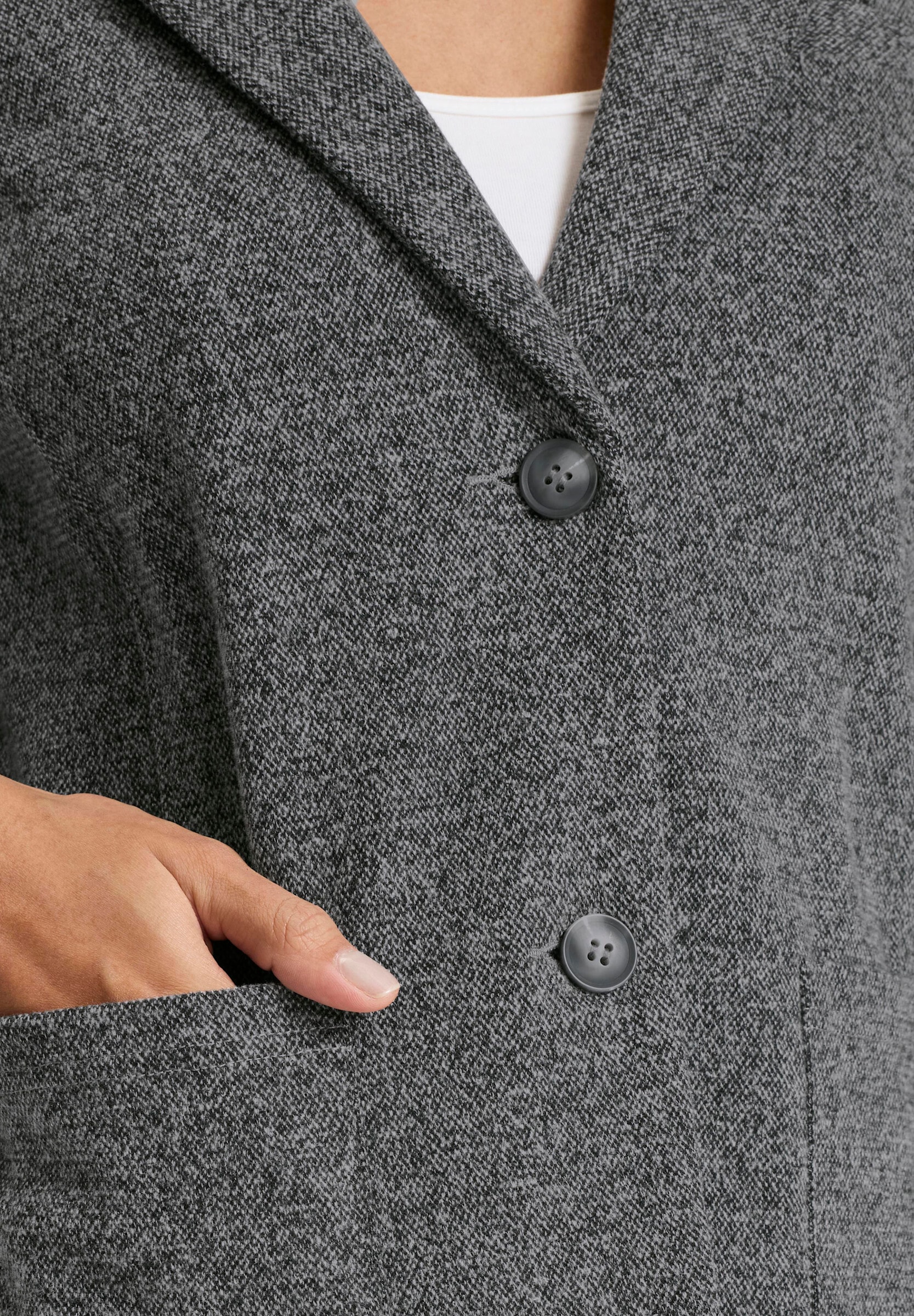 heine Business-Kostüm »Jersey-Hosenanzug Hosenanzug in Tweed-Optik«