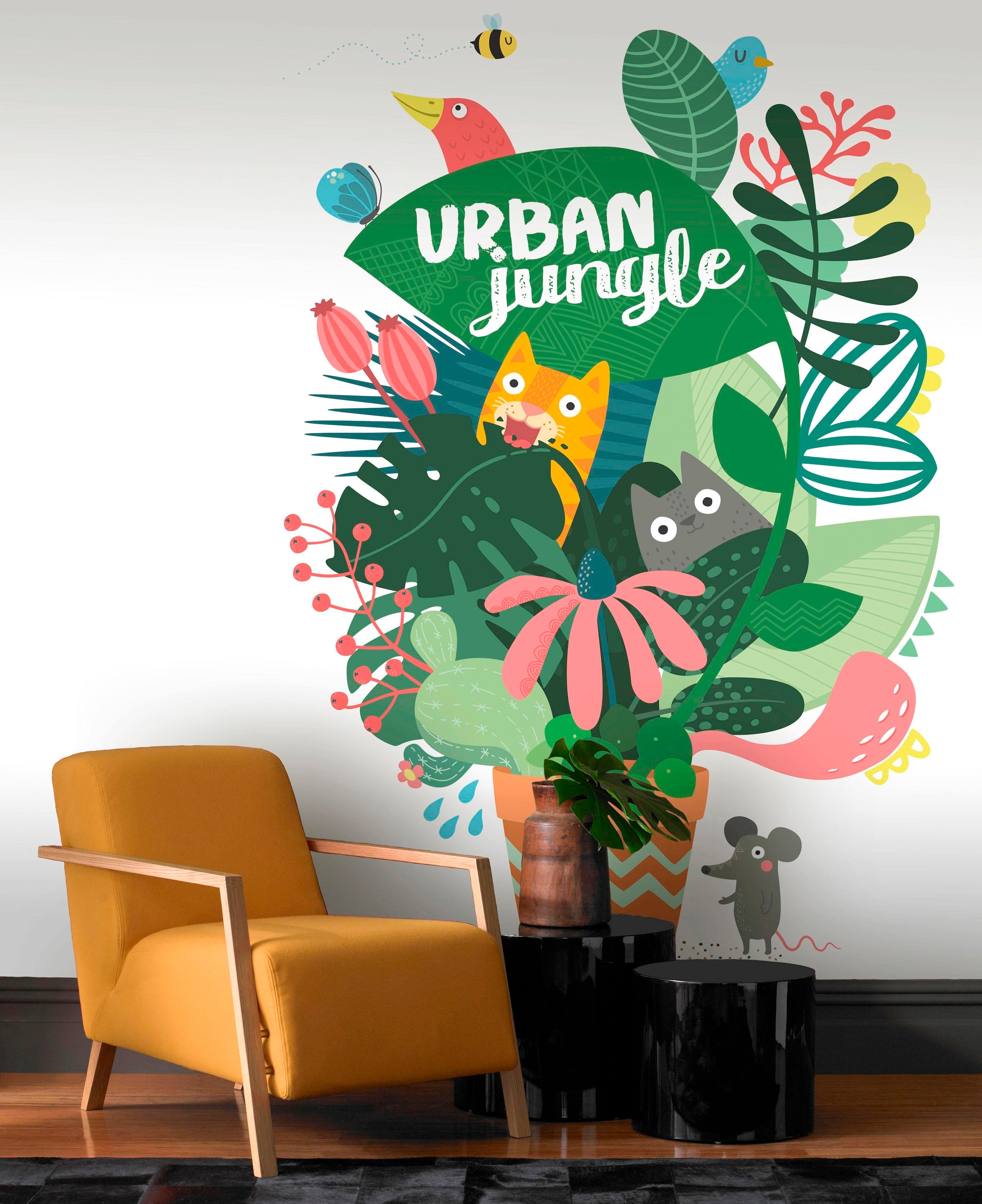 Rasch Fototapete »Young Artists« geblümt | gemustert glatt