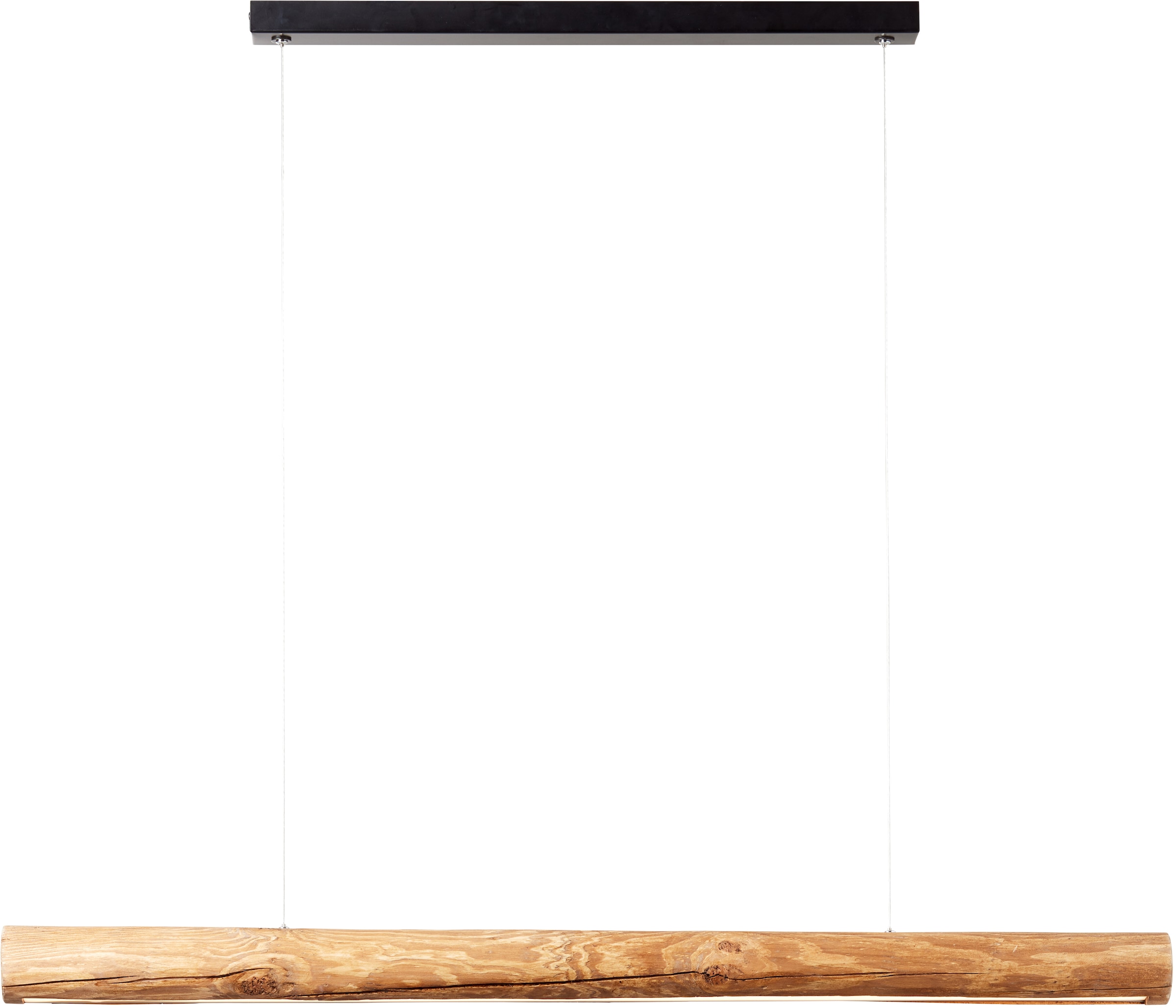 Brilliant LED Pendelleuchte »Odun«, 1 flammig, Leuchtmittel LED-Modul | LED fest integriert, 115 cm Breite, Touchdimmer, 3100 lm, warmweiß, Holz, kiefer gebeizt