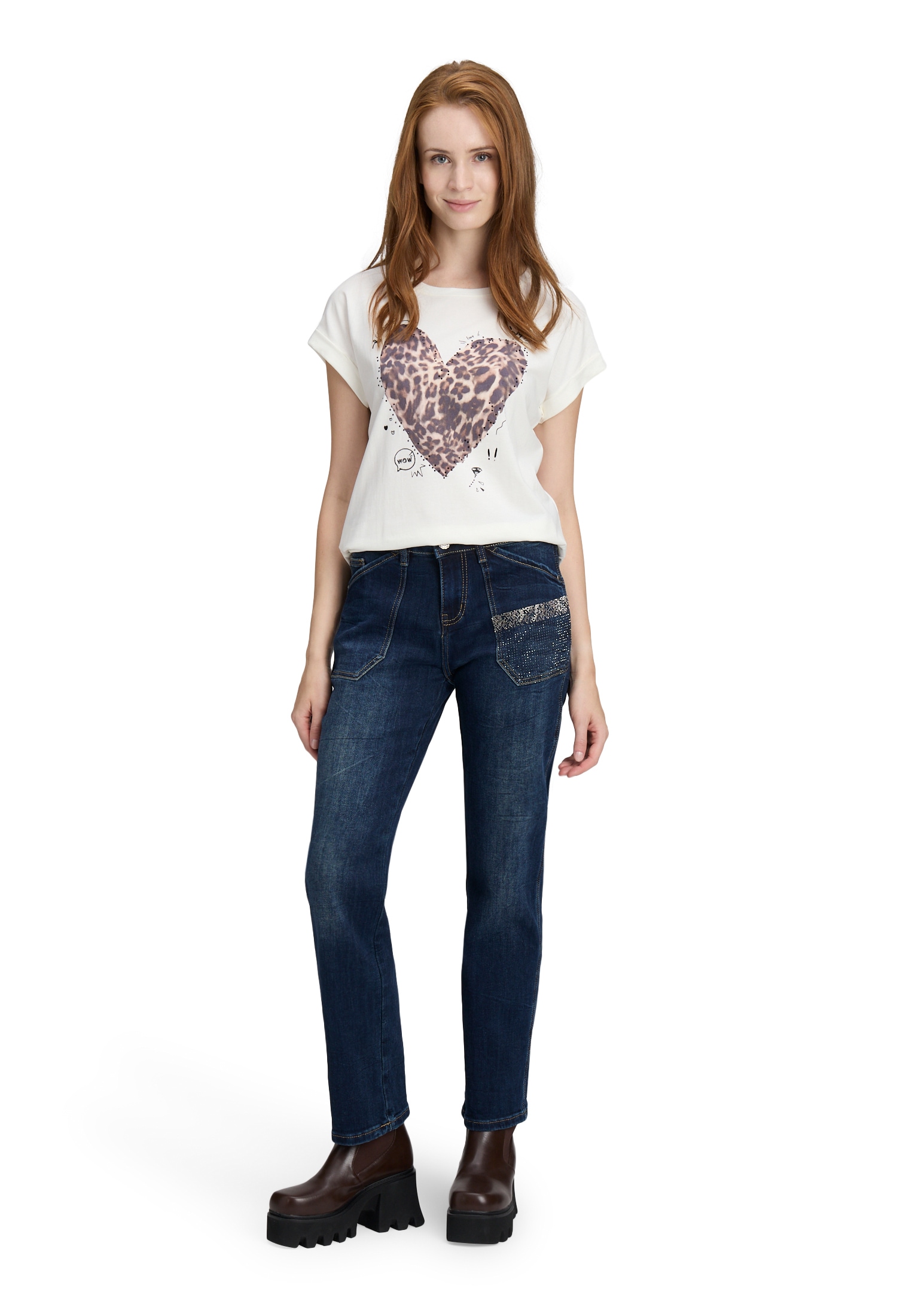 Cartoon Webhose »Regular Fit-Jeans mit Strass«