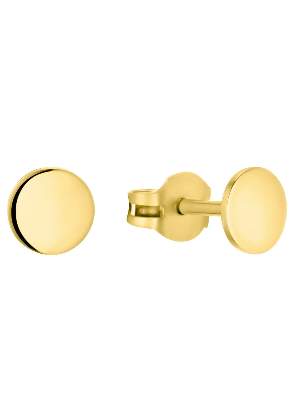 Amor Paar Ohrstecker »Plättchen, Kreis, rund, 2028113«, Made in Germany