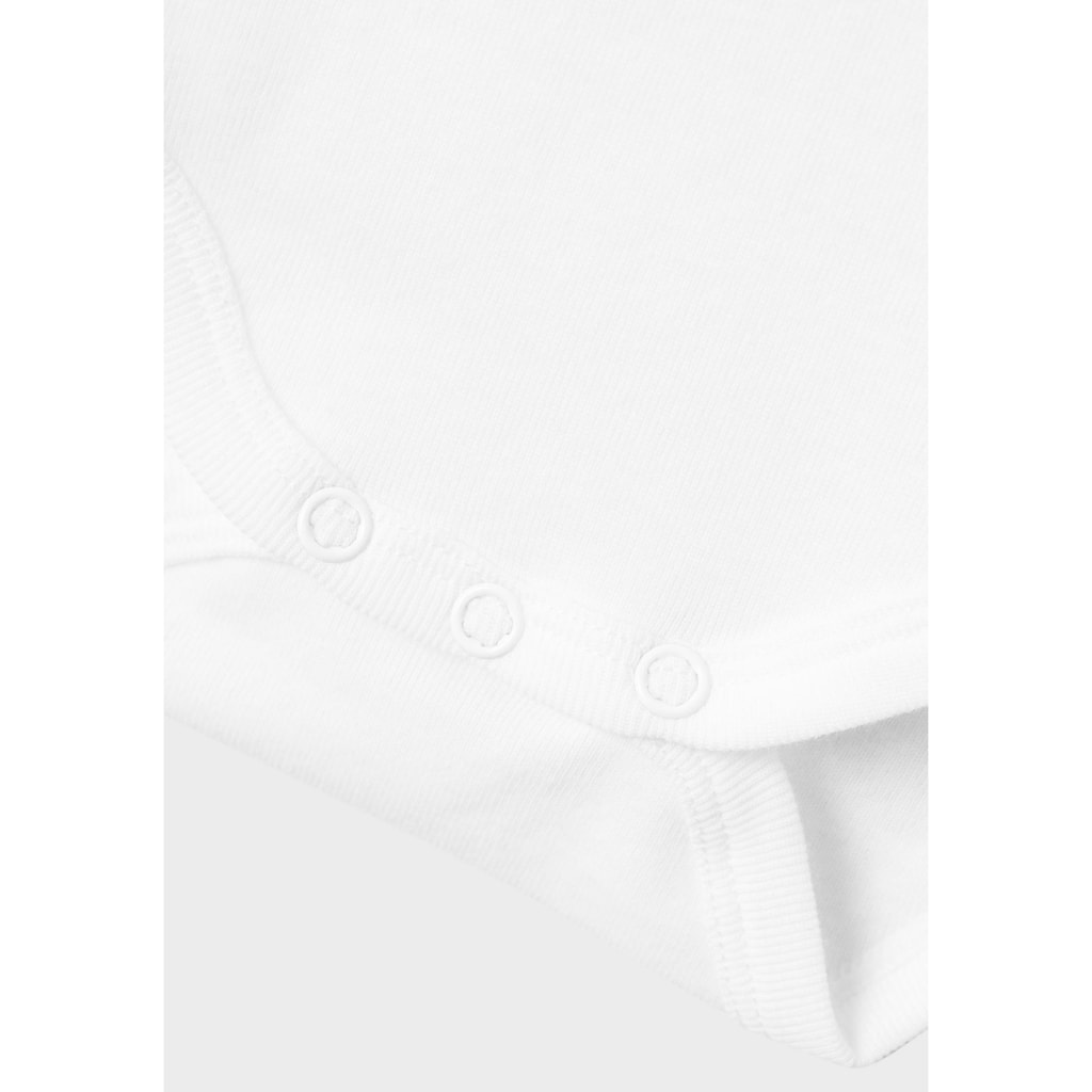 Name It Schlafanzug »NBNBODY 2P LS SOLID WHITE NOOS«, (Set, 2 tlg.)
