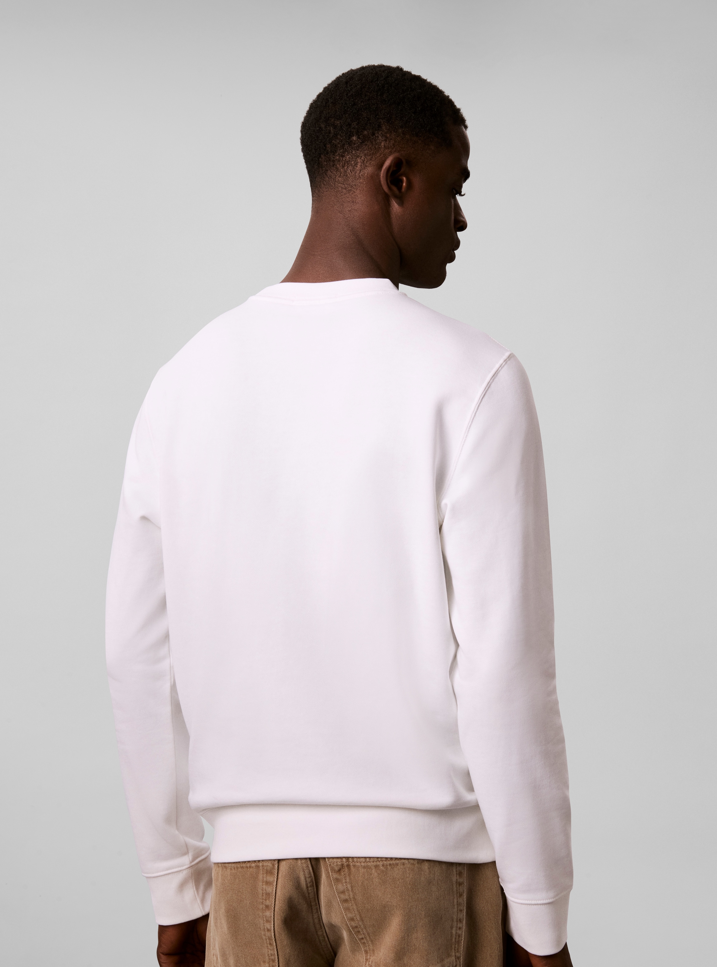 Calvin Klein Jeans Sweatshirt »WOVEN LABEL SWEATSHIRT«, Regular fit mit Rundhalsausschnitt
