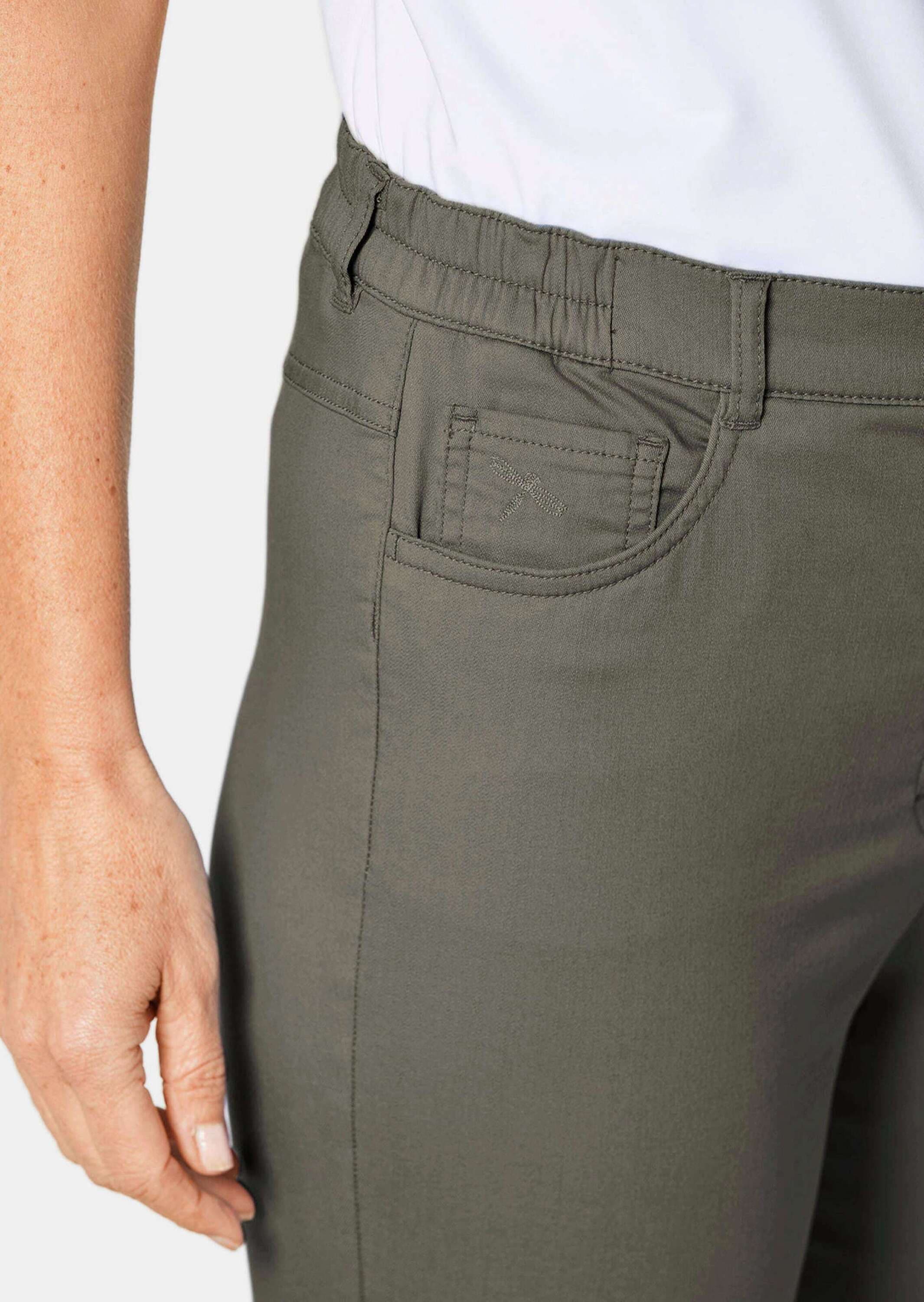 GOLDNER 2-in-1-Hose »Kurzgröße Freizeithose mit Teildehnbund«  Ohne