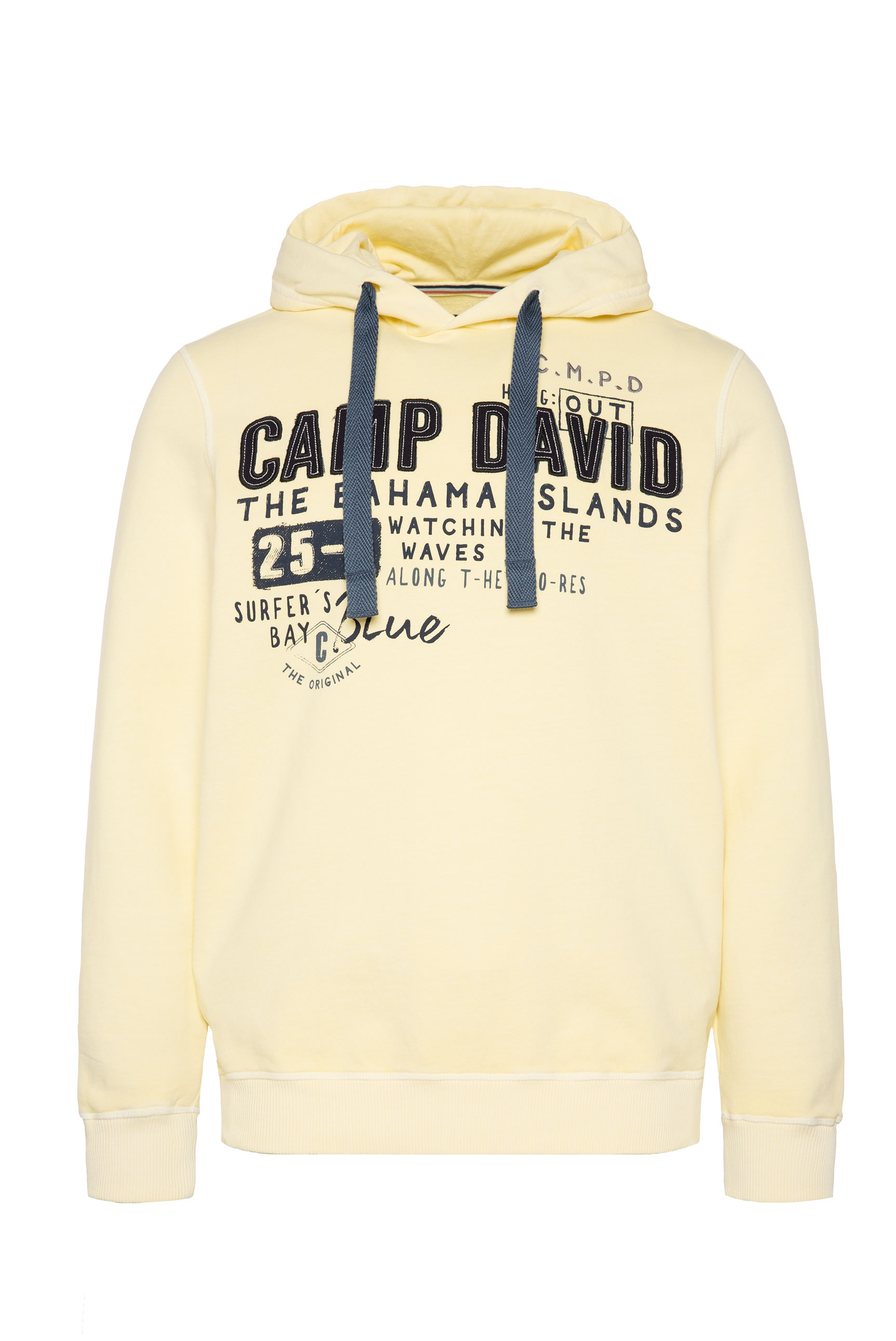 DAVID CAMP bei mit ♕ Kapuzensweatshirt, Schriftzügen