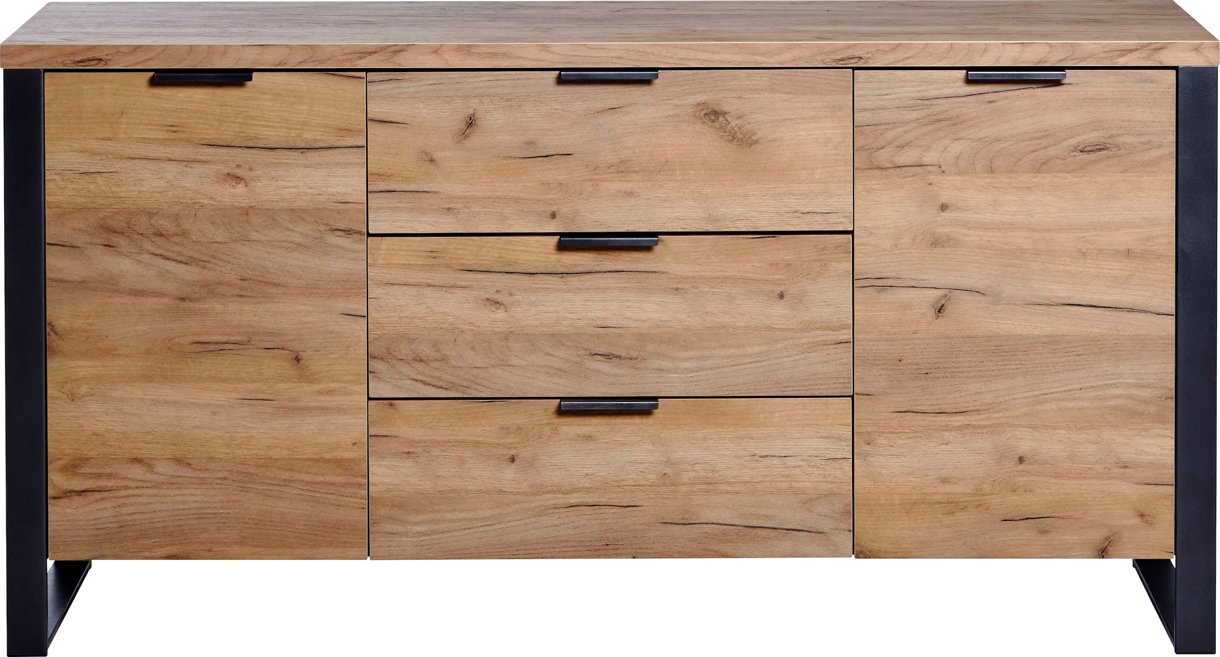 Jahnke Sideboard »LOOP SB 150«, (1 St.), mit 2 Türen + 3 Schubladen, Breite ca. 150 cm