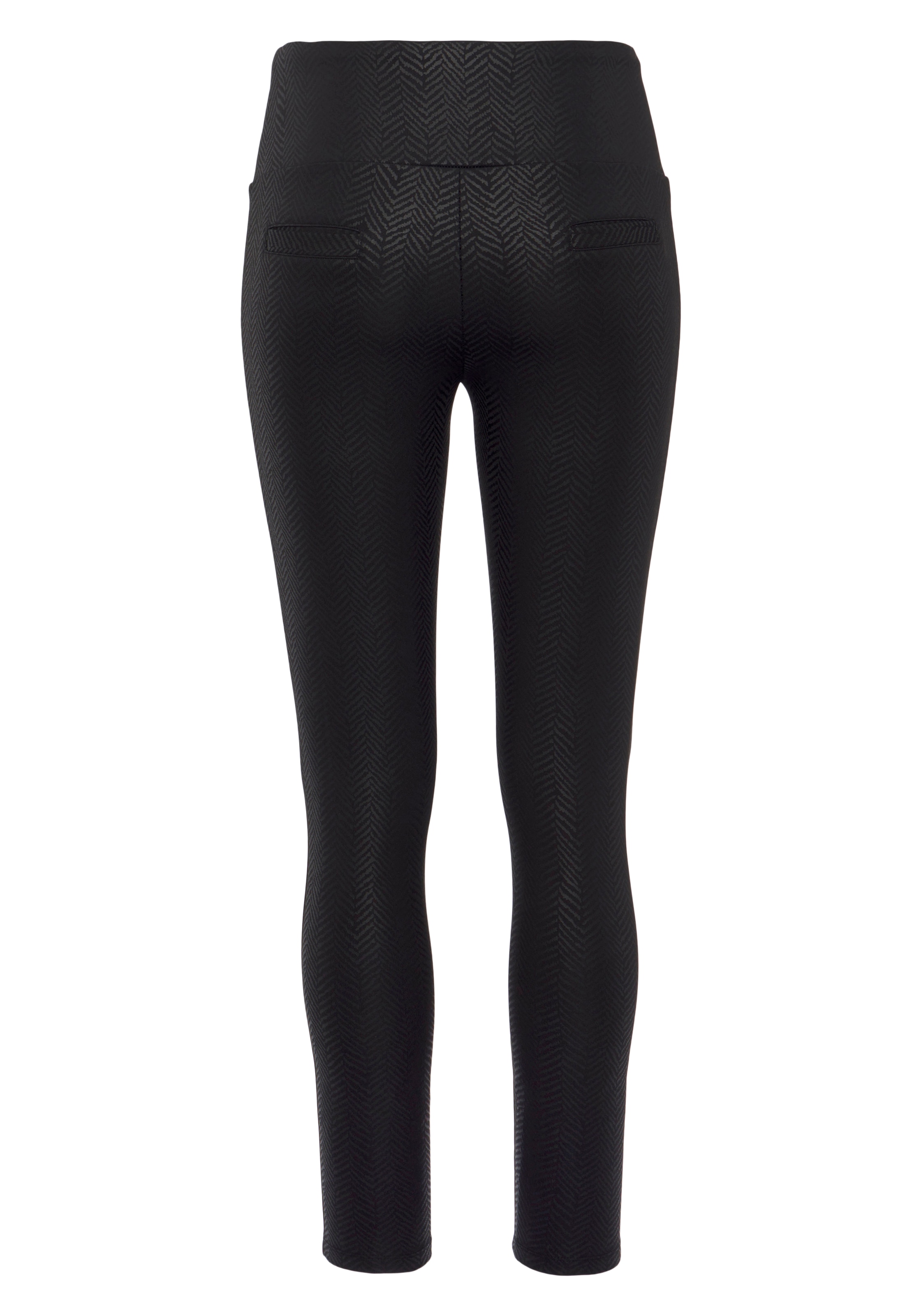 LASCANA Leggings, mit schimmerndem Alloverdruck