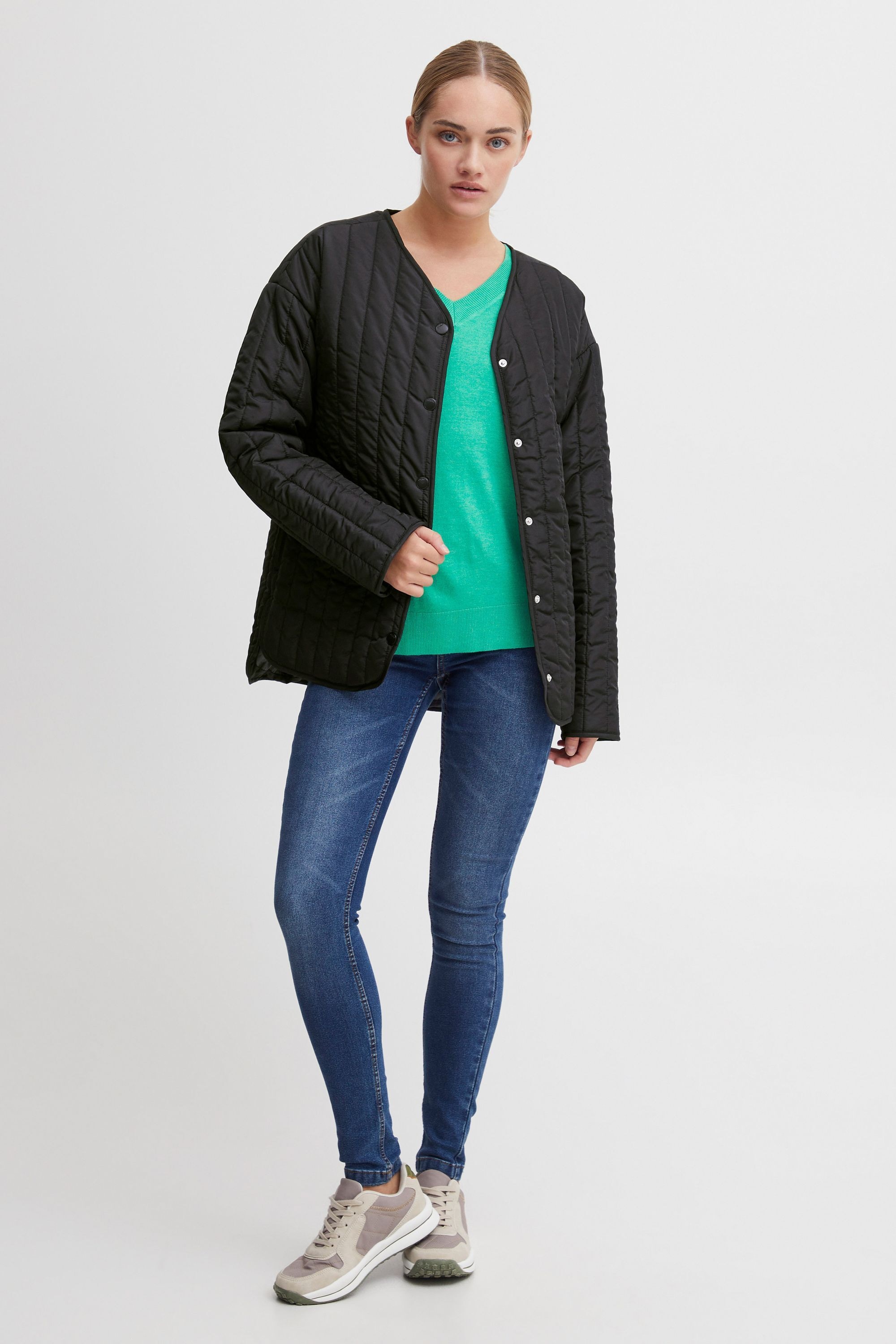 OXMO Steppjacke »Steppjacke OXSaggy«, ohne Kapuze