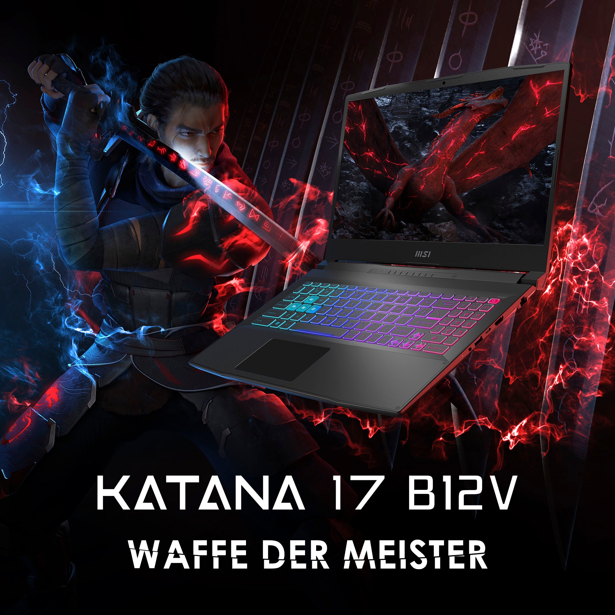 »Katana kaufen Intel, B12VFK-406«, Gaming-Notebook GeForce 43,9 Core GB / RTX SSD i7, UNIVERSAL cm, 1000 Zoll, | MSI 4060, 17,3 17
