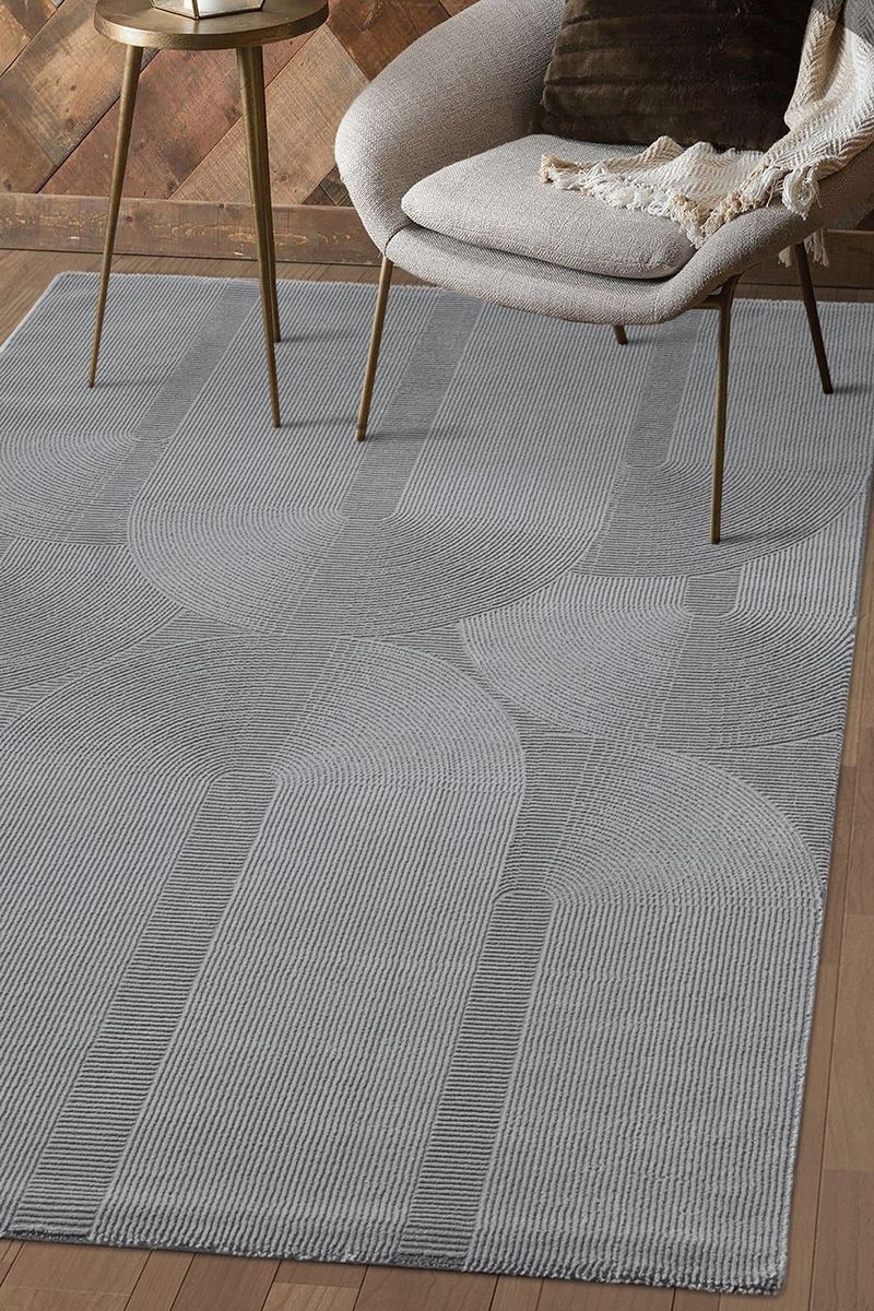 the carpet Teppich »Lima«, rechteckig, 12 mm Höhe, Designer Teppich Flor 1 recyceltem Polyester waschbar
