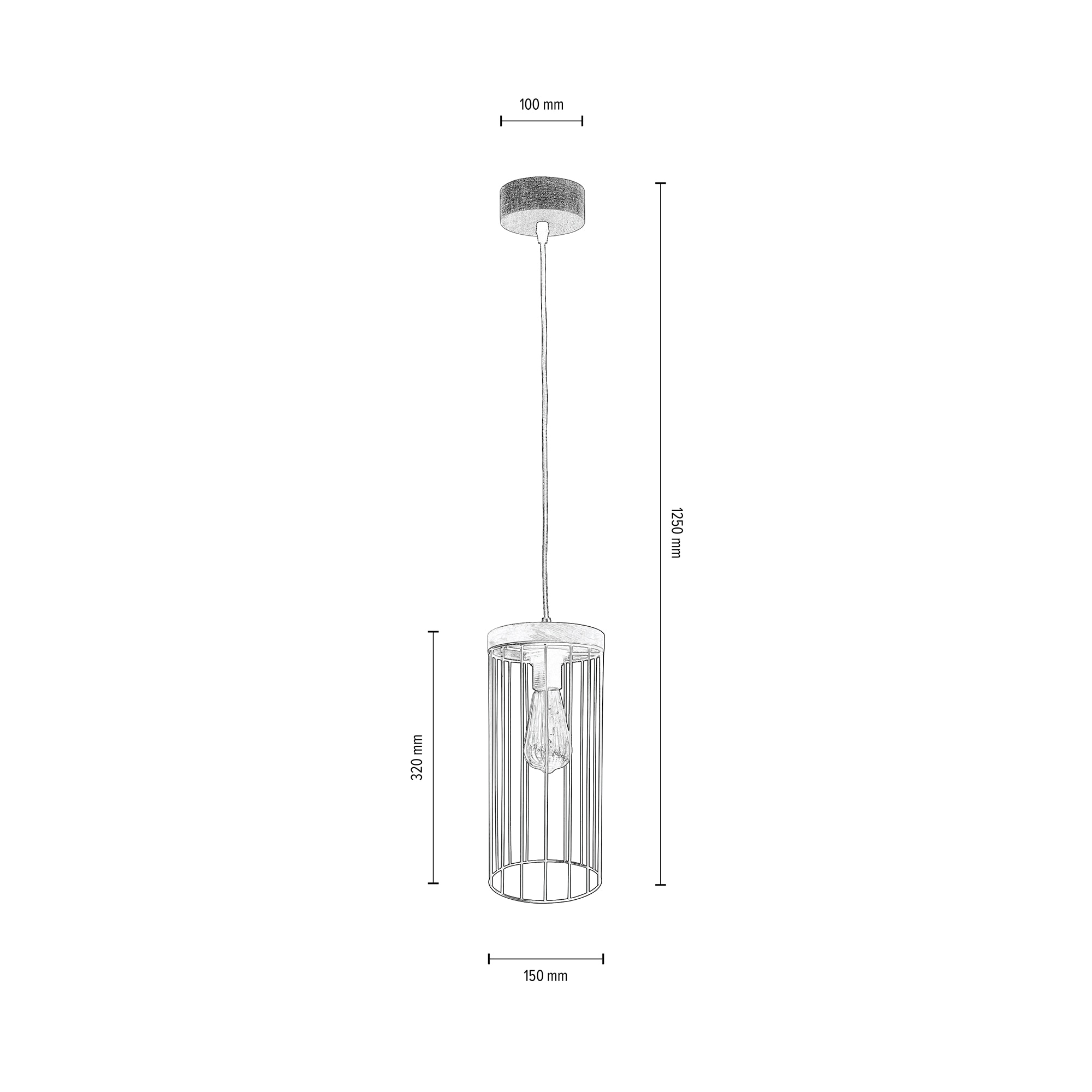 BRITOP LIGHTING Pendelleuchte »TIMEO WOOD MAX«, 1 flammig-flammig,  Hängeleuchte, Trendiger Schirm aus Metall, mit Eichenholz online kaufen |  mit 3 Jahren XXL Garantie