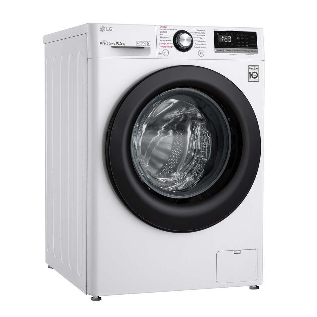 LG Waschmaschine, F4WV310SB, 10,5 kg, 1400 U/min