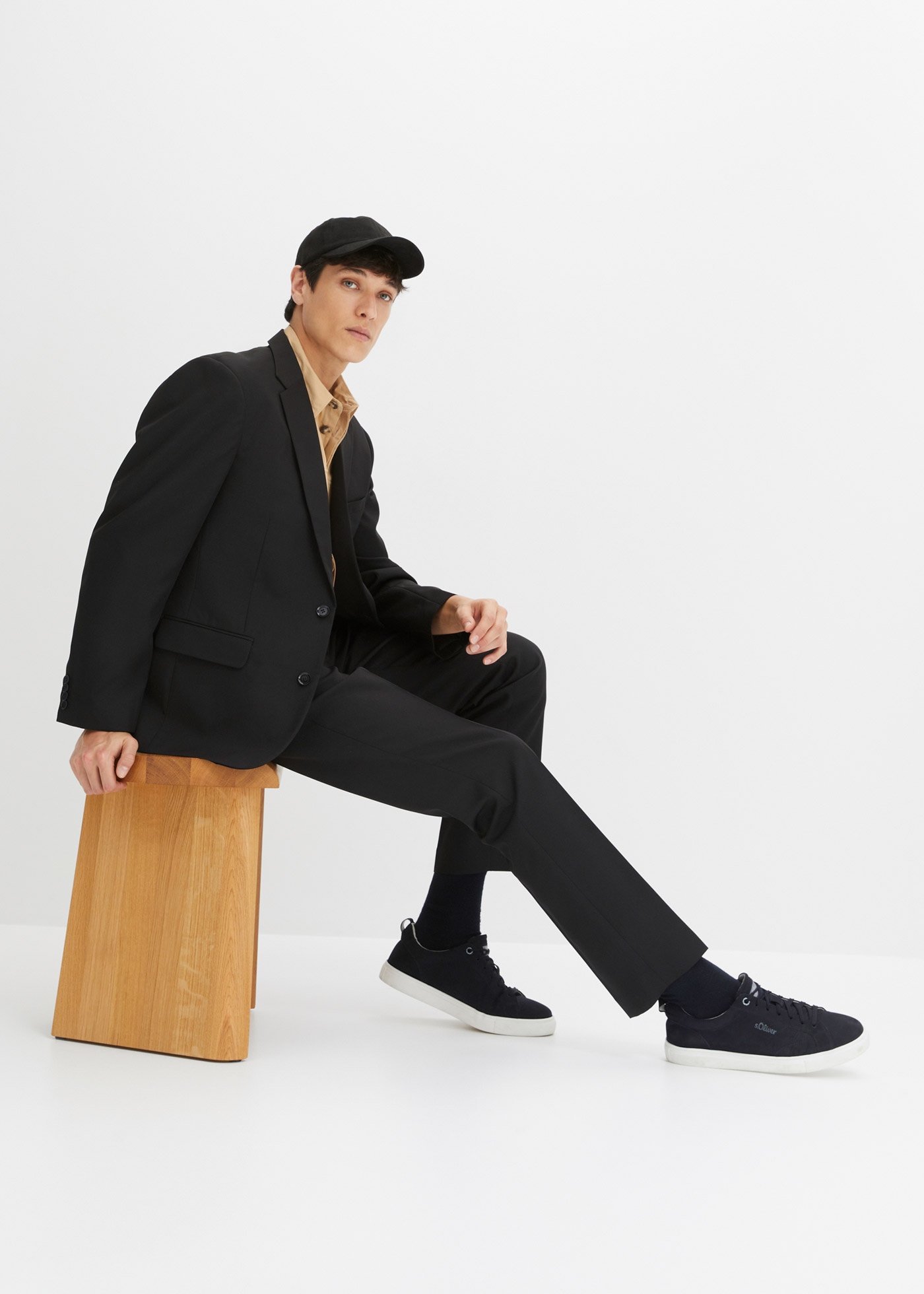 bonprix Anzughose »Baukasten-Anzugshose, Regular Fit«  Baukasten-Anzugshose, Regular Fit