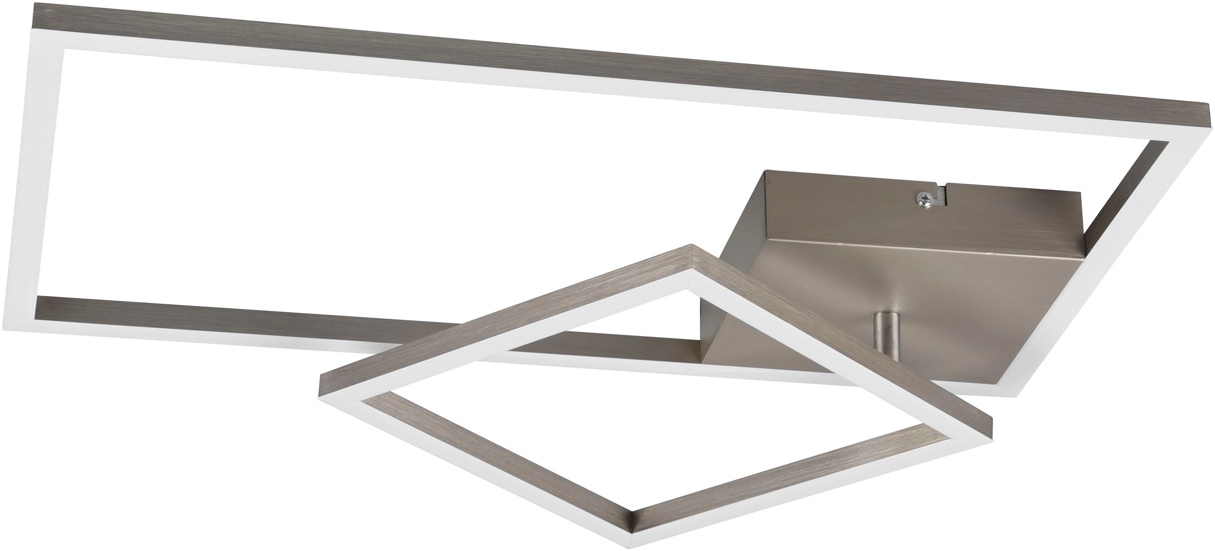 REALITY Leuchten LED Deckenleuchte »Padella«, 1 flammig, Leuchtmittel LED-Board | LED fest integriert, bewegliche LED Elemente, 4000K neutralweiß, dimmbar, 3000 Lumen