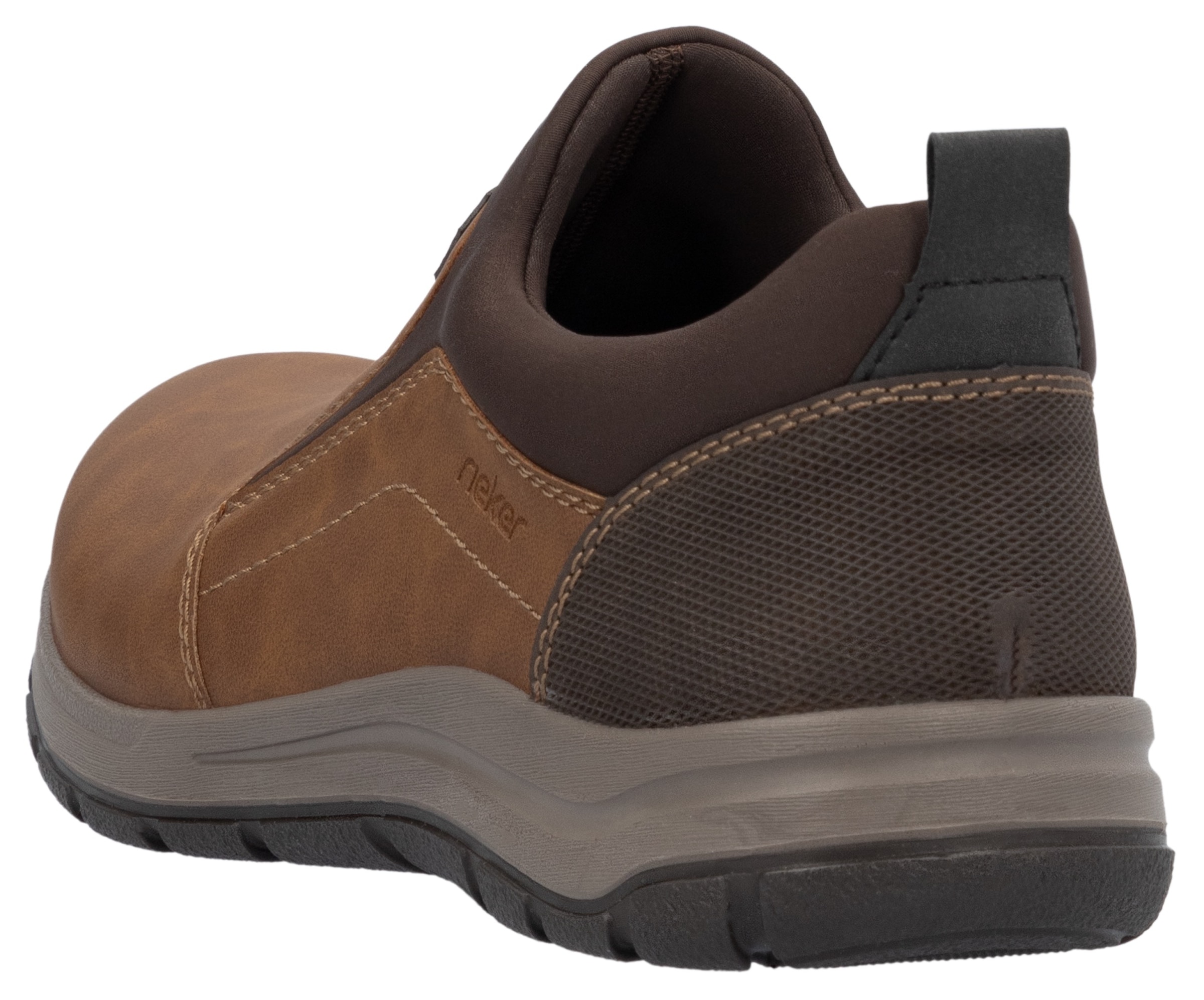 Rieker Slipper, Schlupfschuh, Halbschuh, Freizeitschuh mit gepolstertem Schaftrand