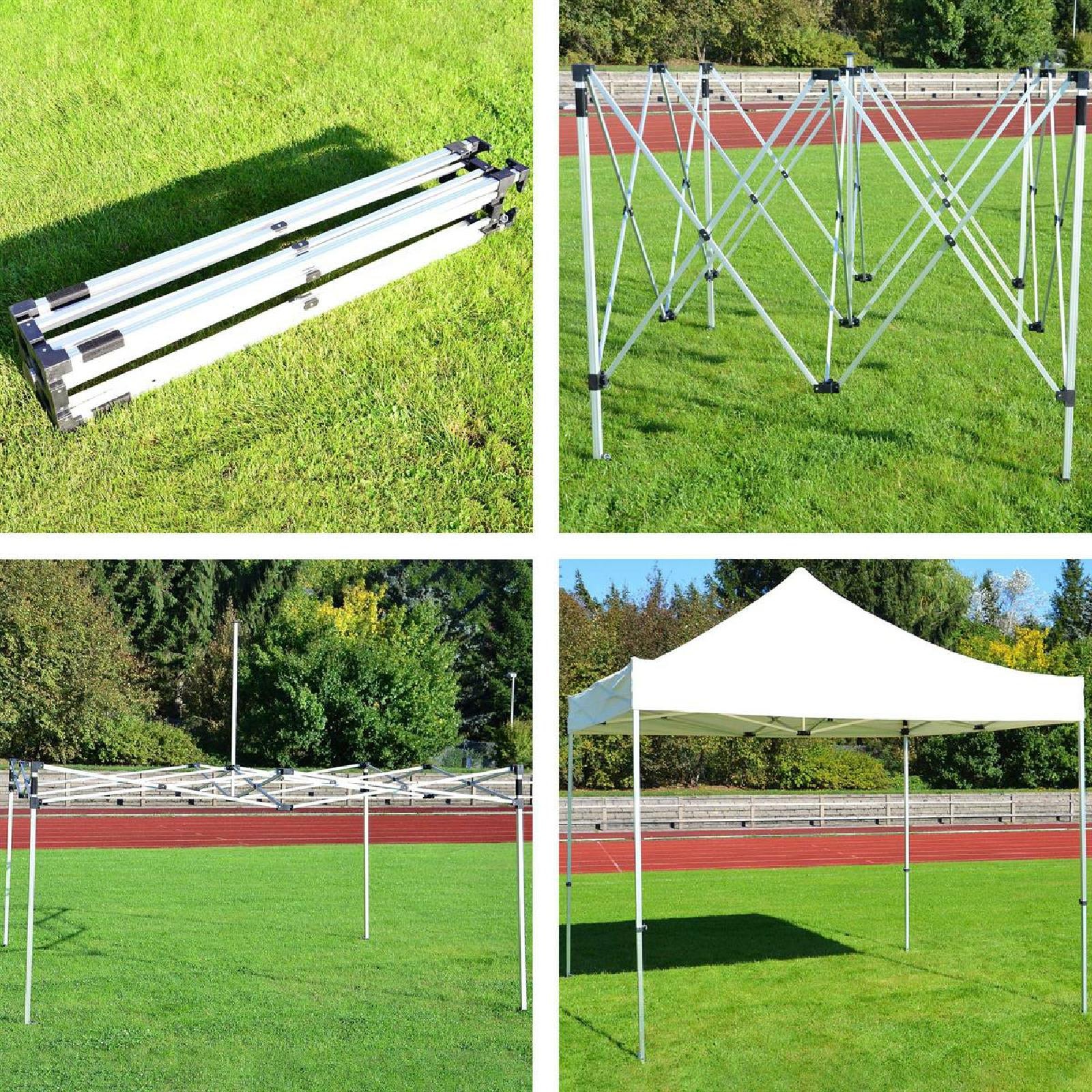 VCM Pavillon »Falt Pavillon 3x3m champagner+ Seitenteile«